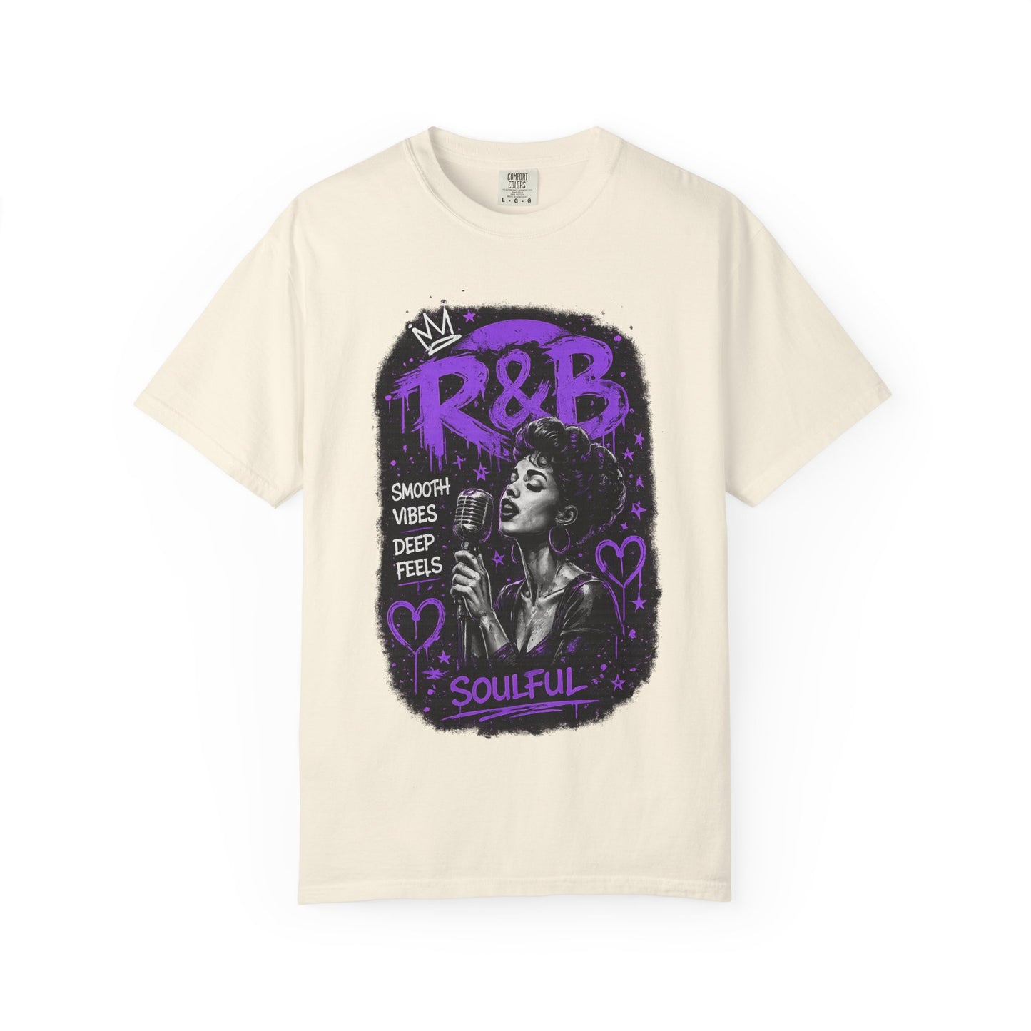 R&B Soulful Music Graphic T-Shirt — "Smooth Vibes, Deep Feels"