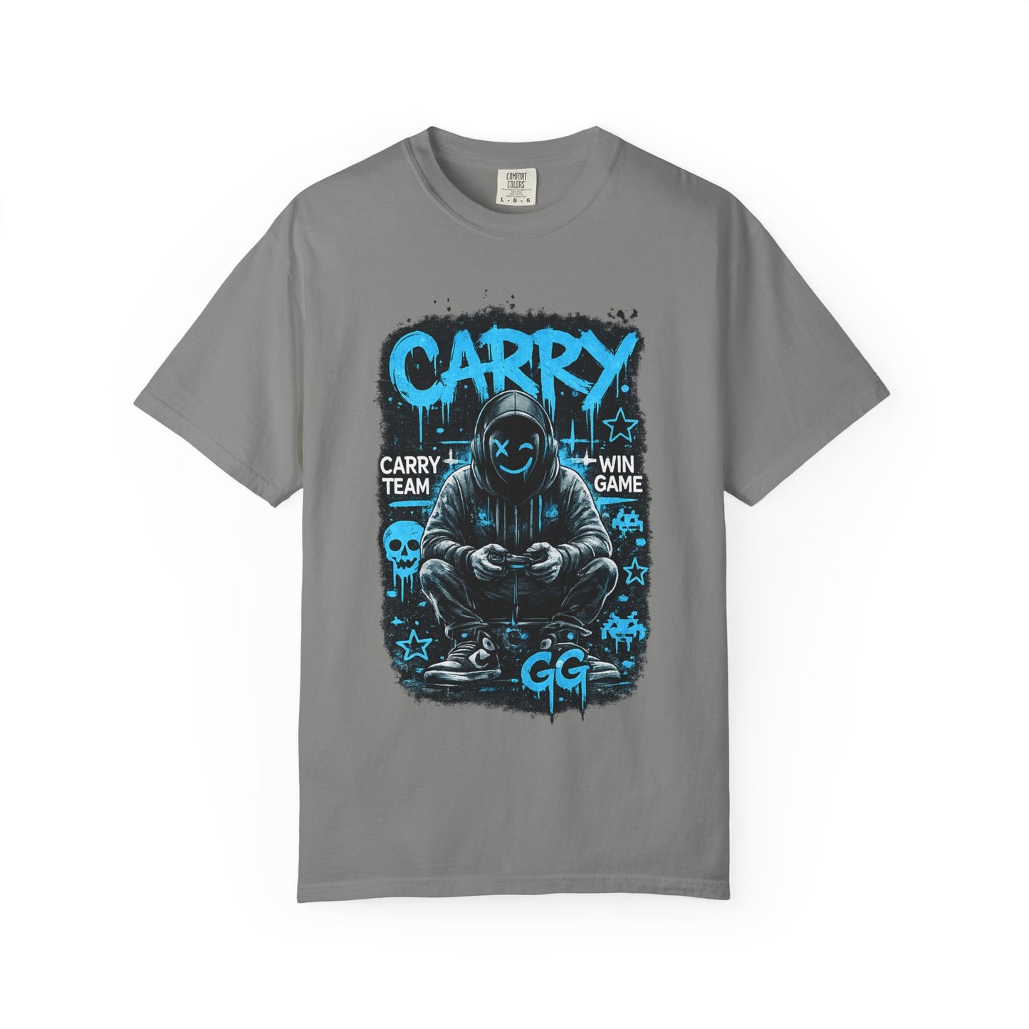 Carry Gamer Hoodie T-Shirt | Esports Gamer Graphic Tee