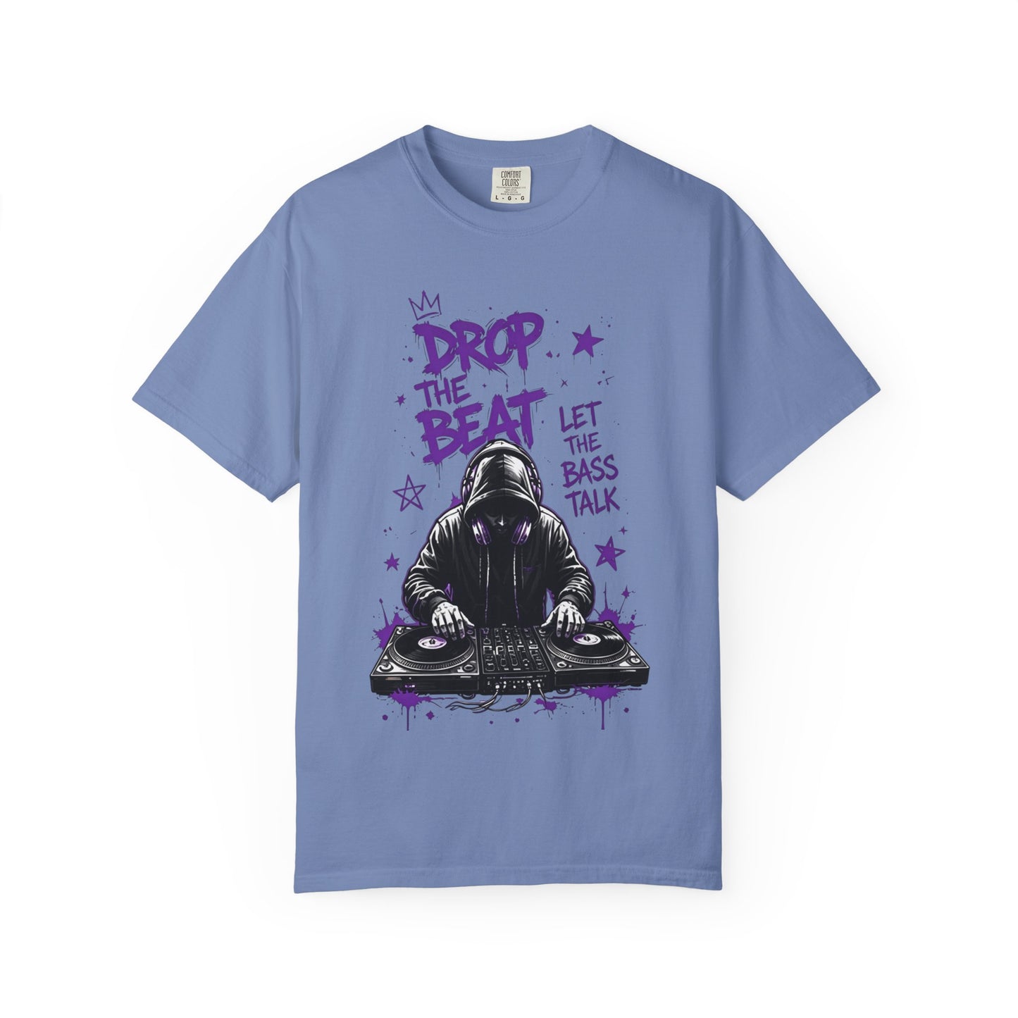 Drop the Beat DJ T-Shirt — "Let the Bass Talk" Graphic Tee