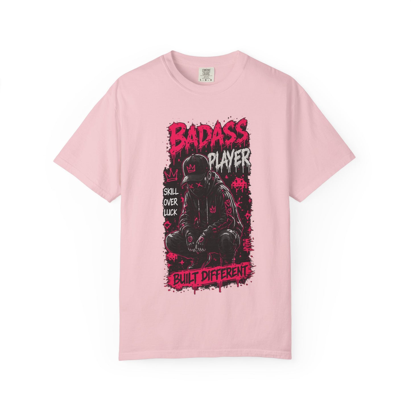 Badass Player Graphic T-Shirt — “Built Different” Gaming Tee