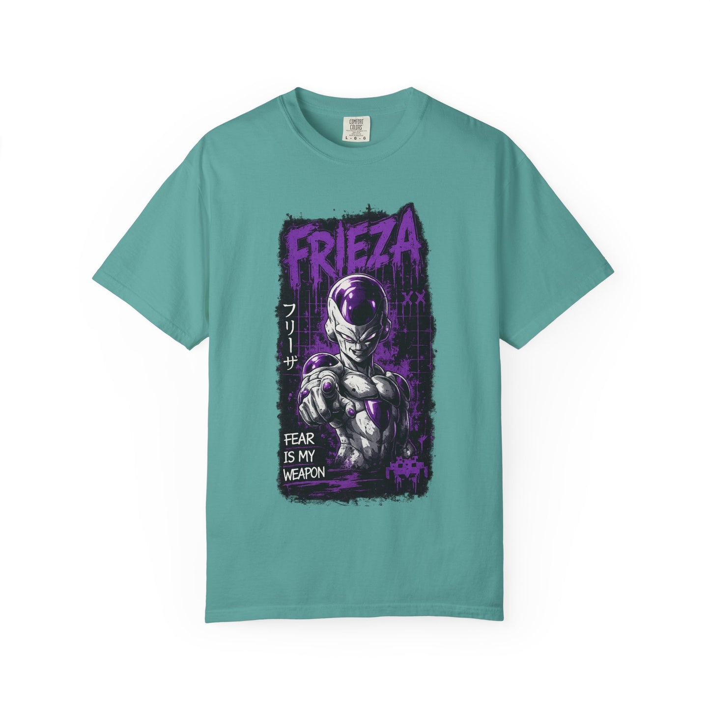 Frieza Graphic T-Shirt — 'Fear Is My Weapon' Anime Tee