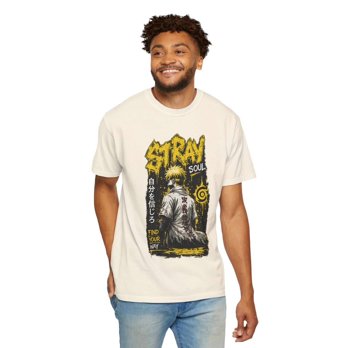 Stray Soul Graphic T-Shirt — Find Your Way Anime Streetwear