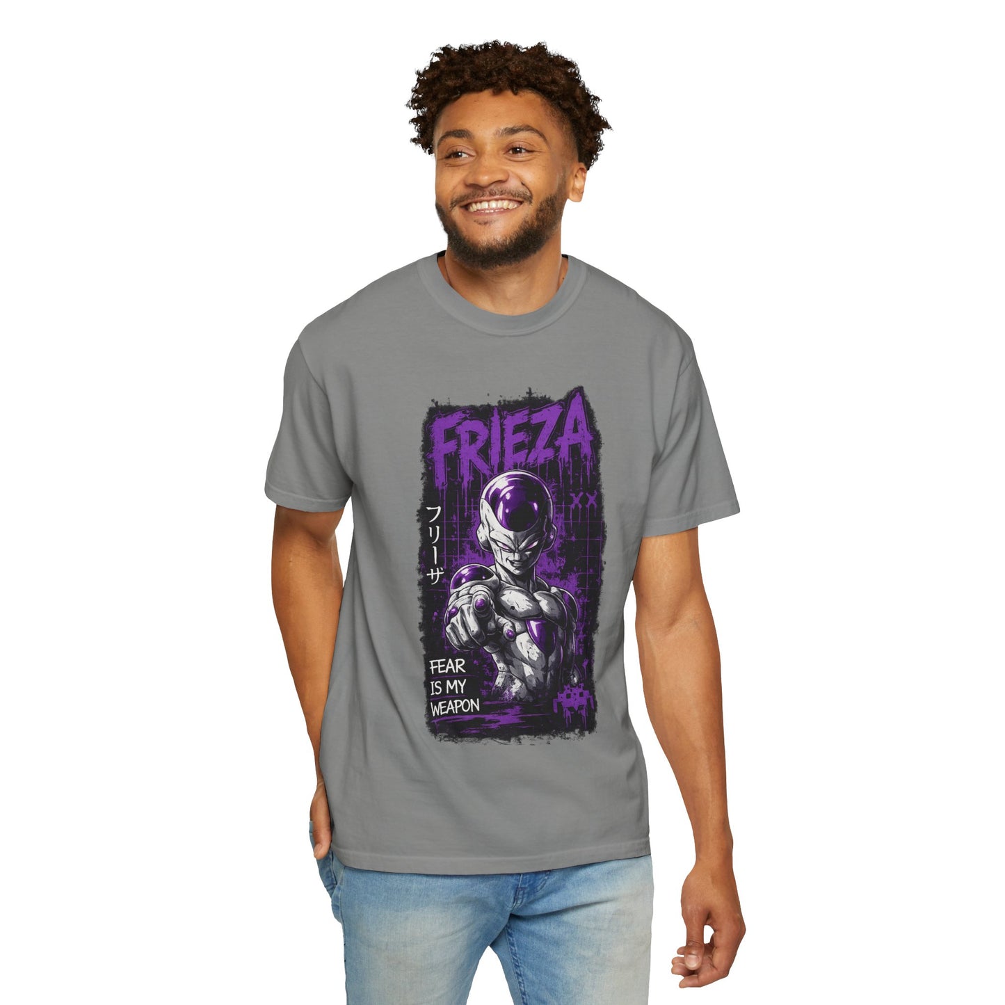 Frieza Graphic T-Shirt — 'Fear Is My Weapon' Anime Tee
