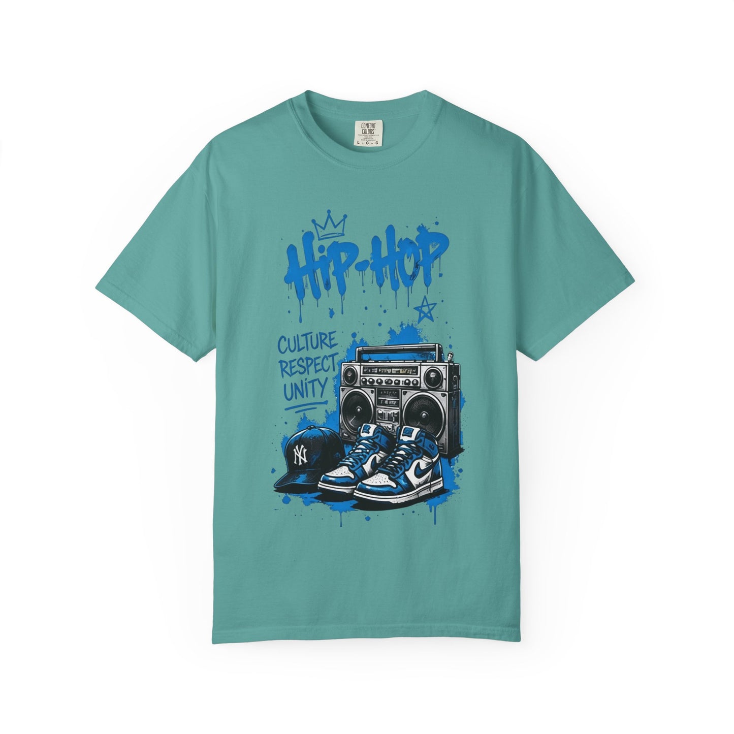Hip-Hop Culture T-Shirt — "Hip-Hop: Culture Respect Unity" Graphic Tee