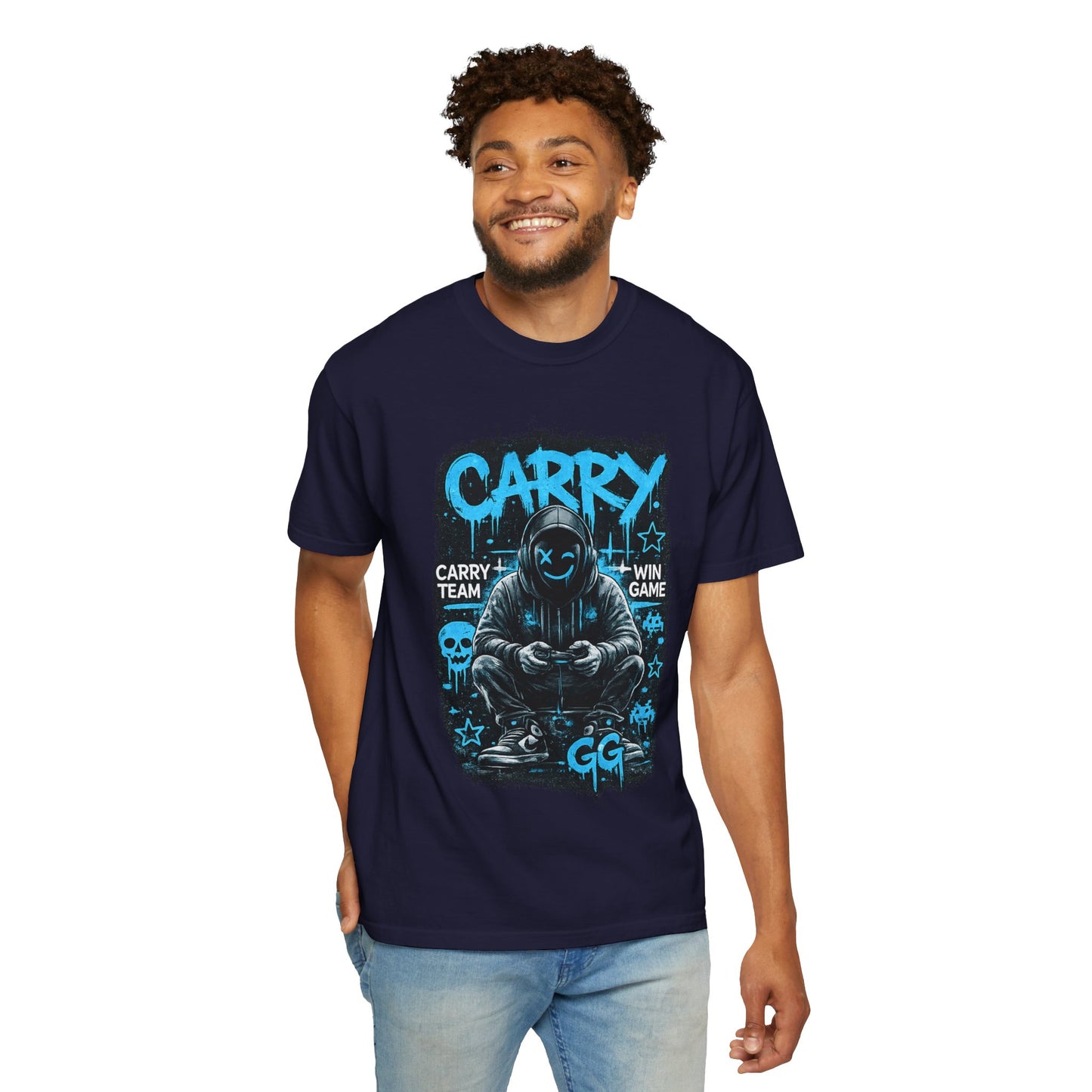 Carry Gamer Hoodie T-Shirt | Esports Gamer Graphic Tee