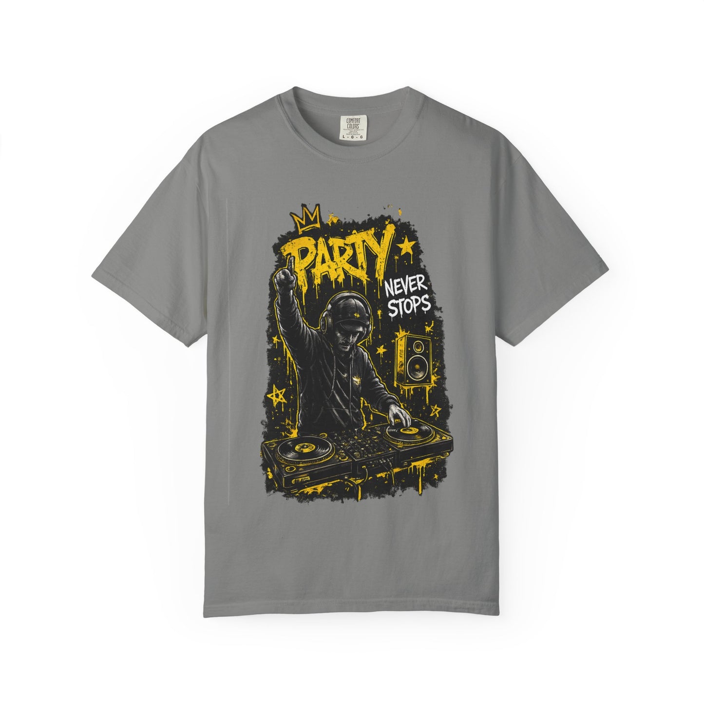 Party Never Stops DJ T-Shirt