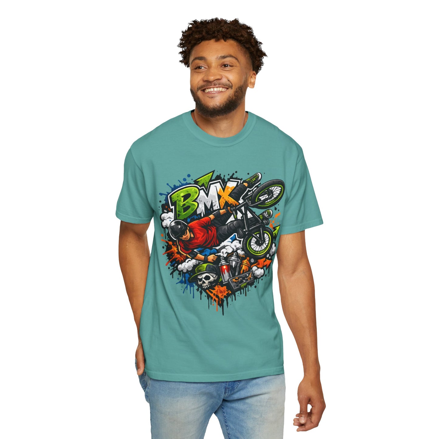 BMX Stunt Rider Graphic T-Shirt