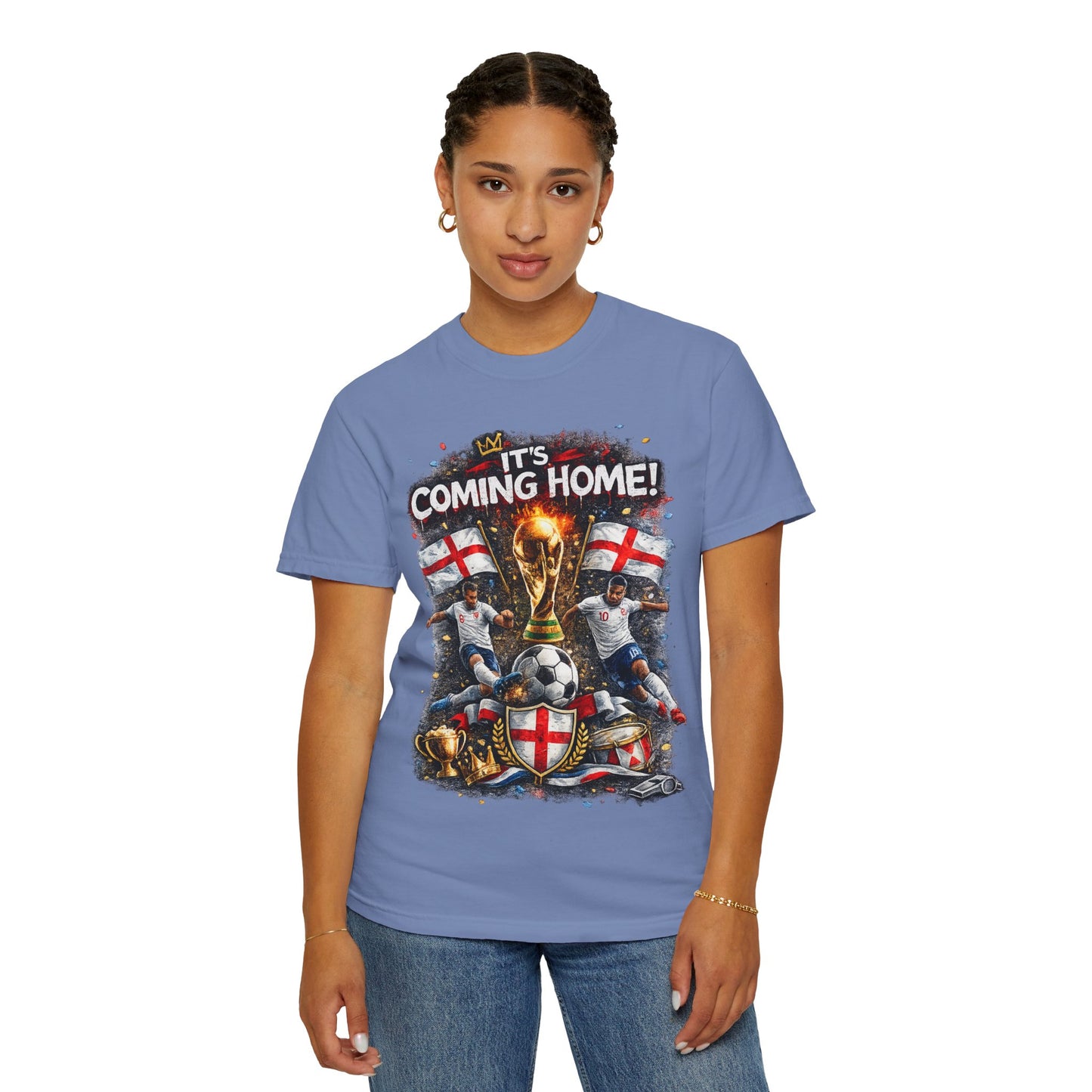 It's Coming Home football World Cup shirt | England flag soccer tee