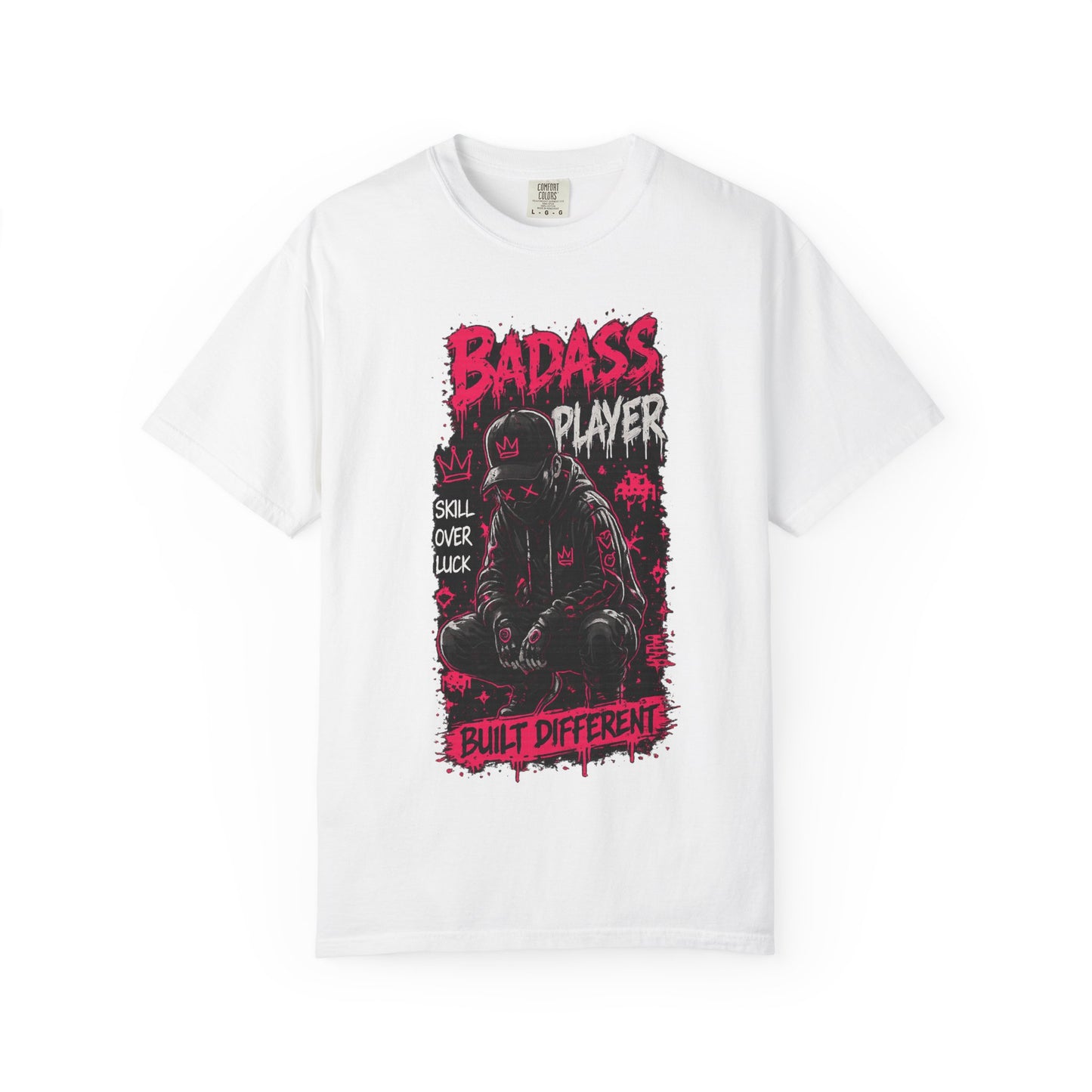 Badass Player Graphic T-Shirt — “Built Different” Gaming Tee