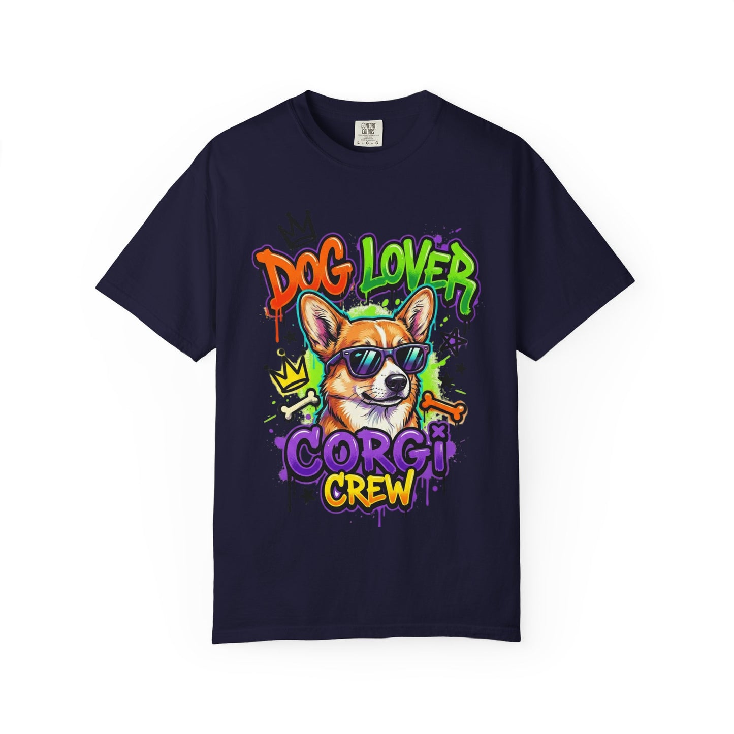 Corgi Crew Dog Lover T-Shirt – Cute Cartoon Corgi Graphic Tee