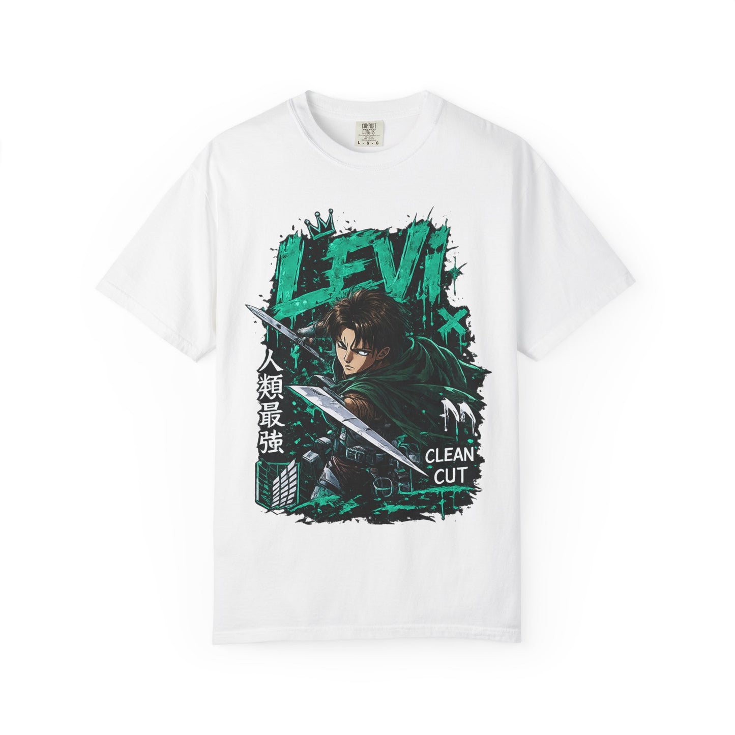 Levi Anime T-Shirt — 'Clean Cut' Attack Gear Tee