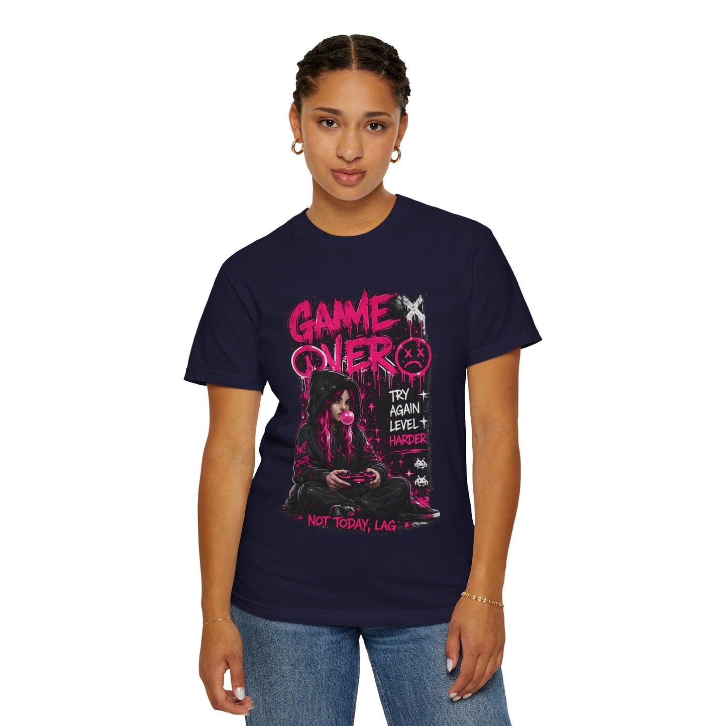 Game Over Graphic T-Shirt — 'Not Today, Lag' Gamer Tee