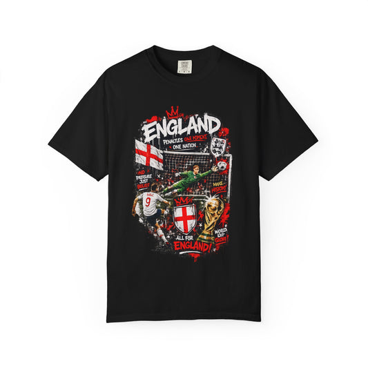England Football Collage T-shirt | St George Cross, Soccer Icons