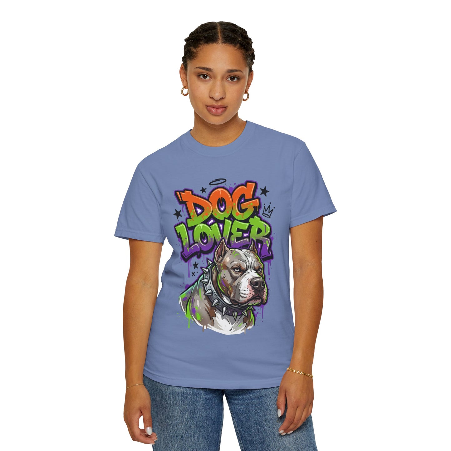 Dog Lover T-Shirt — Urban Graffiti Pitbull Tee