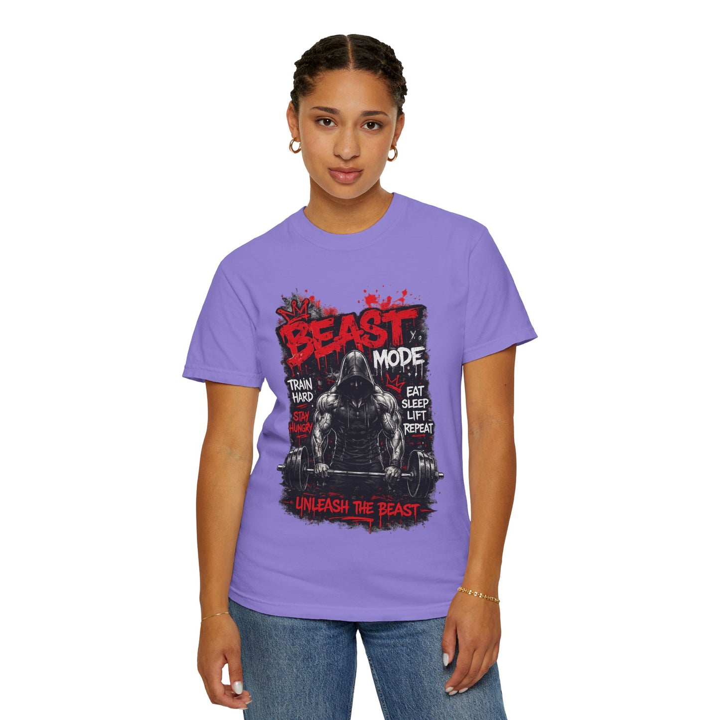 Beast Mode Weightlifting T‑Shirt — "Unleash the Beast" Gym Tee