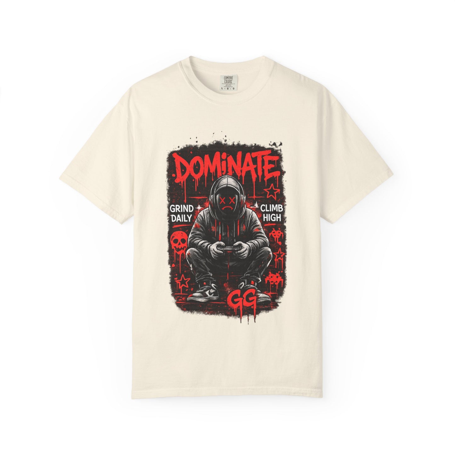 Dominate Gamer Hoodie Graphic T-Shirt | Gaming Streetwear Tee