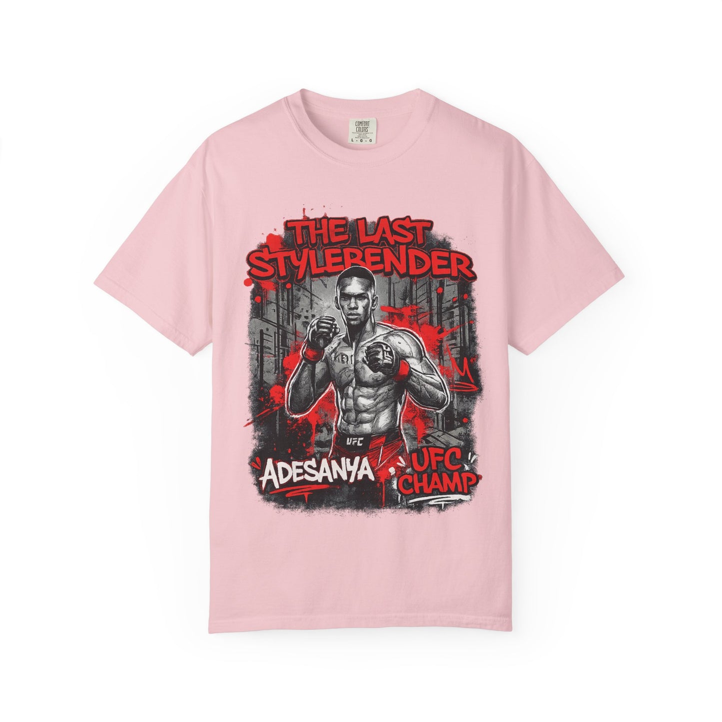 Adesanya 'The Last Stylerender' UFC Champ Graphic T-Shirt