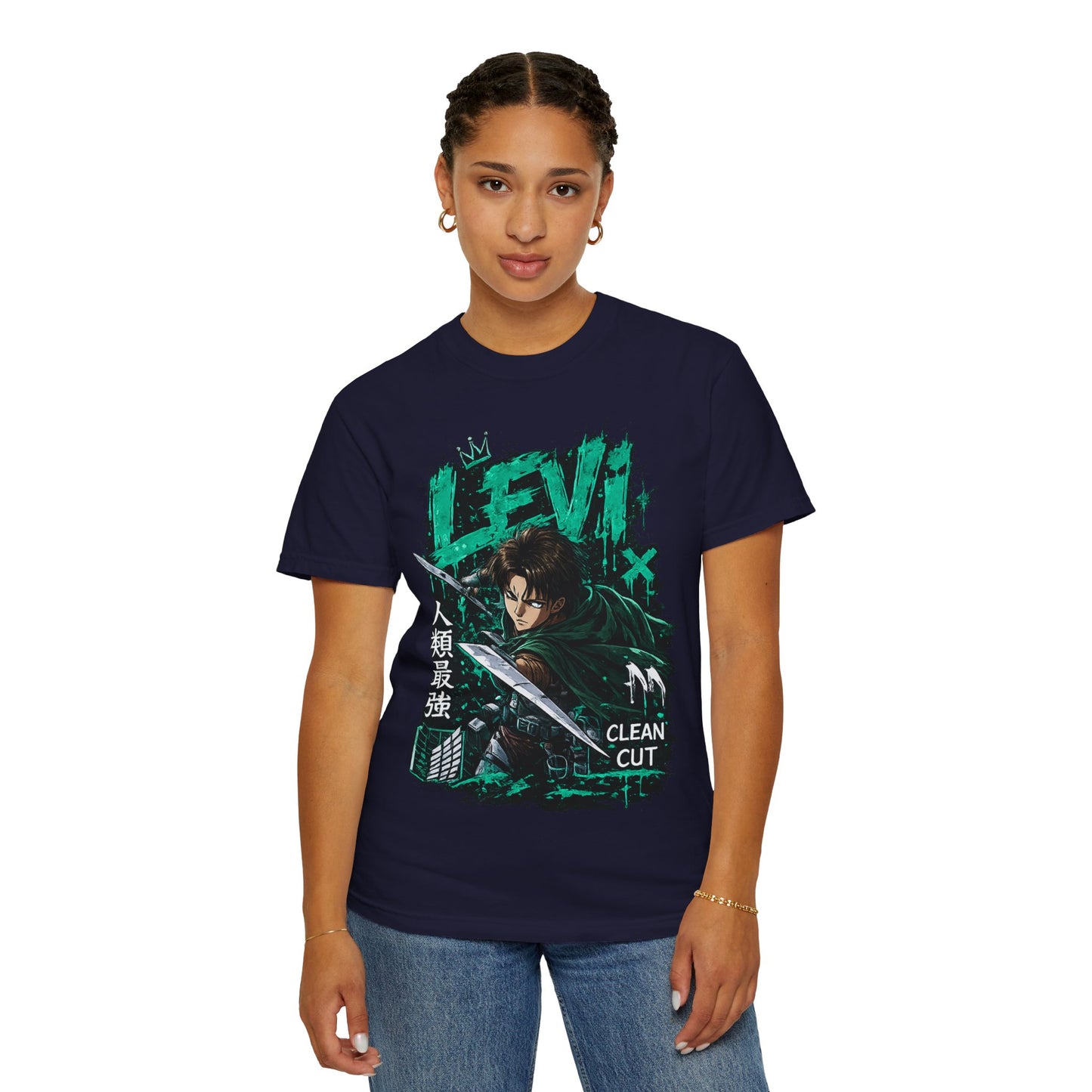Levi Anime T-Shirt — 'Clean Cut' Attack Gear Tee
