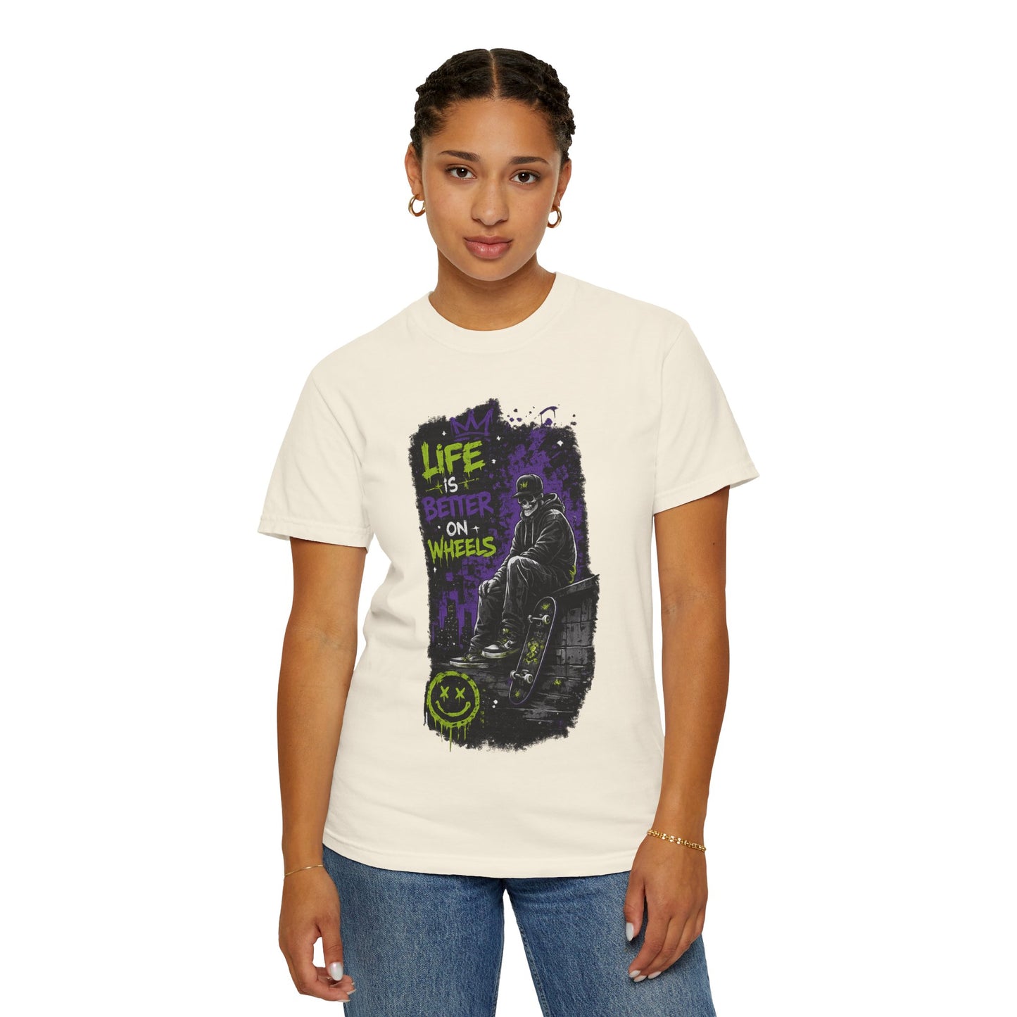 Life Is Better On Wheels T-Shirt — Wheelchair Pride Graphic Tee