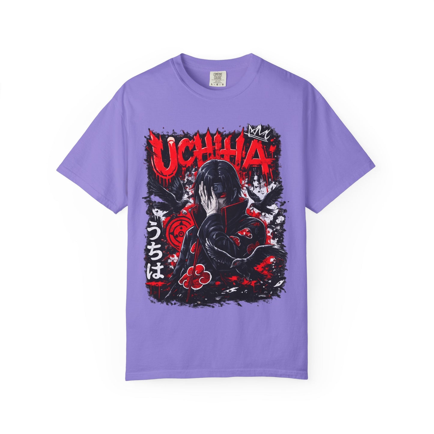 Uchiha Anime Graphic T-Shirt — Dark Manga Ninja Art Tee