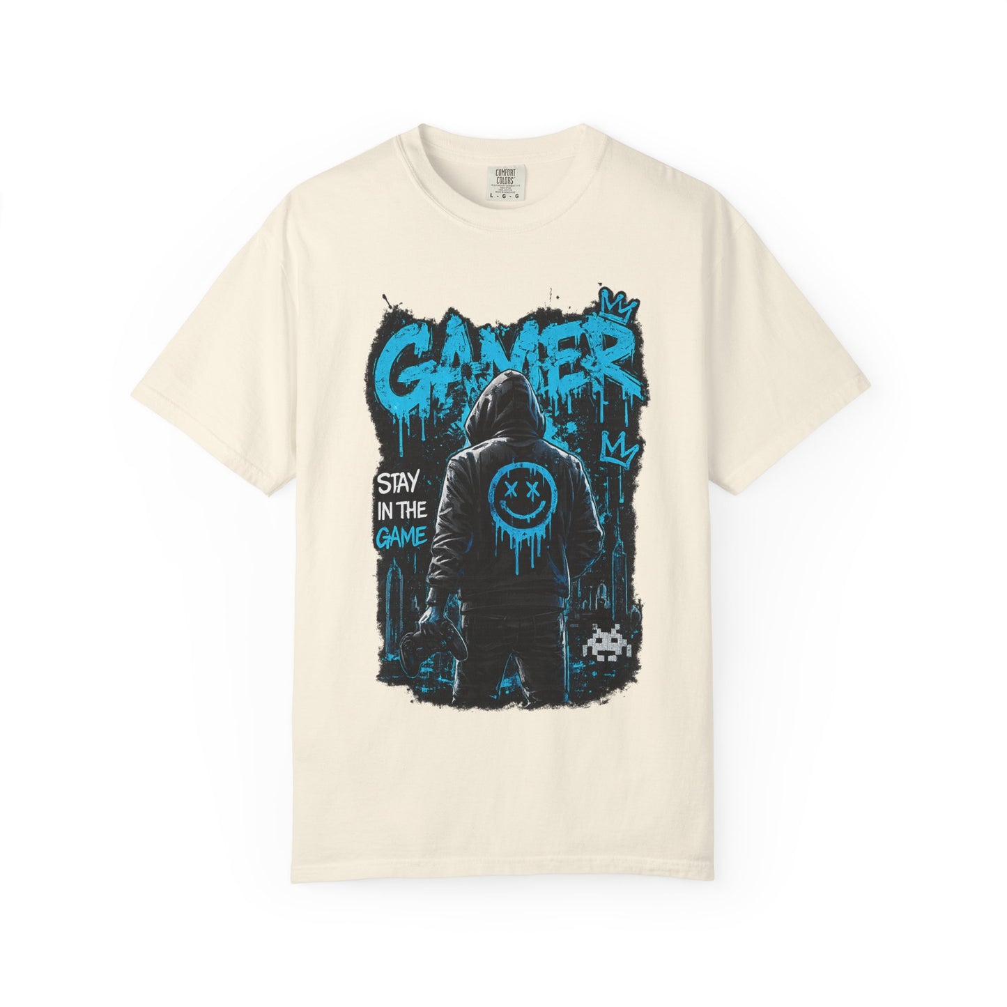 Gamer Streetwear T-Shirt – 'Stay in the Game' Graphic Tee
