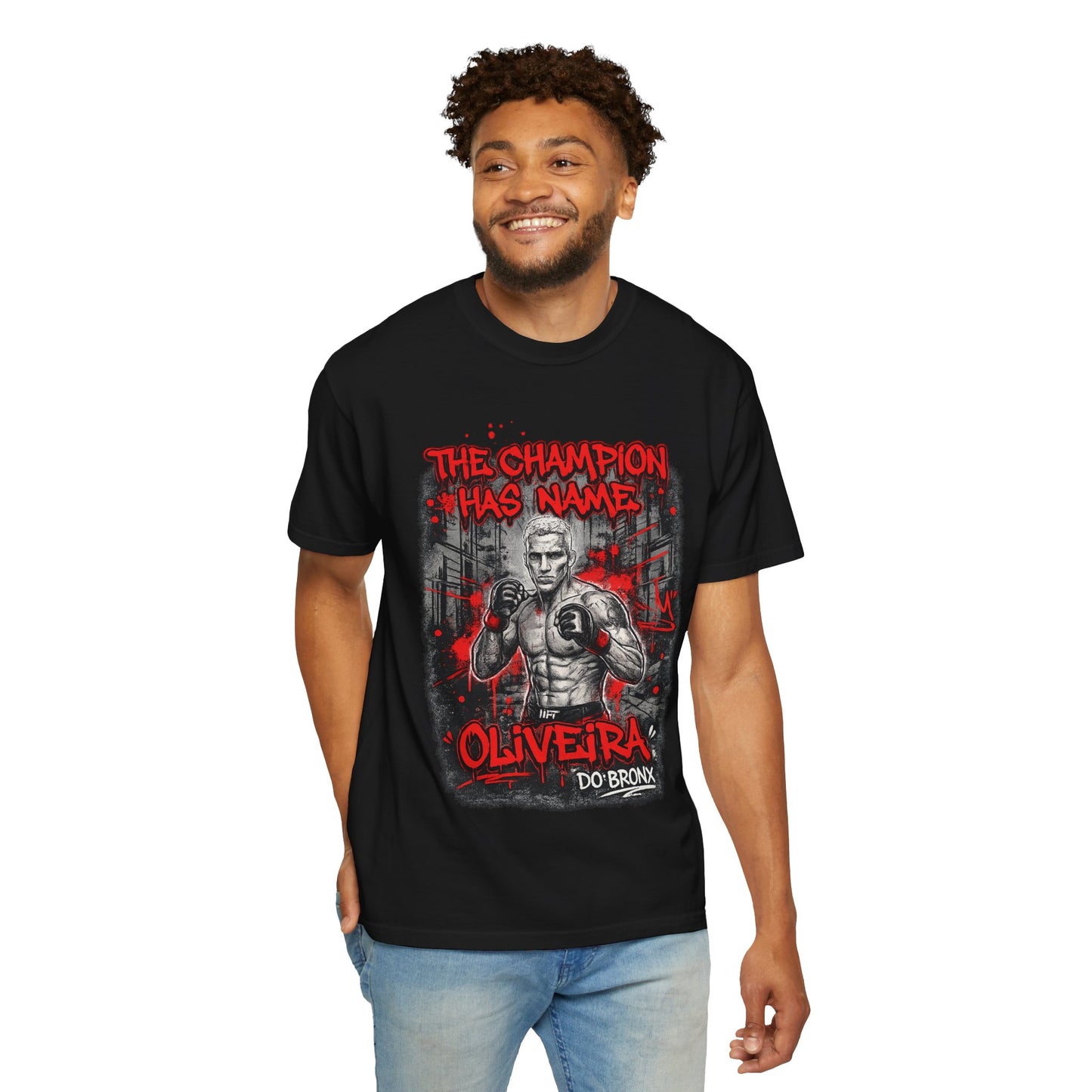 Oliveira 'The Champion Has Name' UFC Graphic T-Shirt