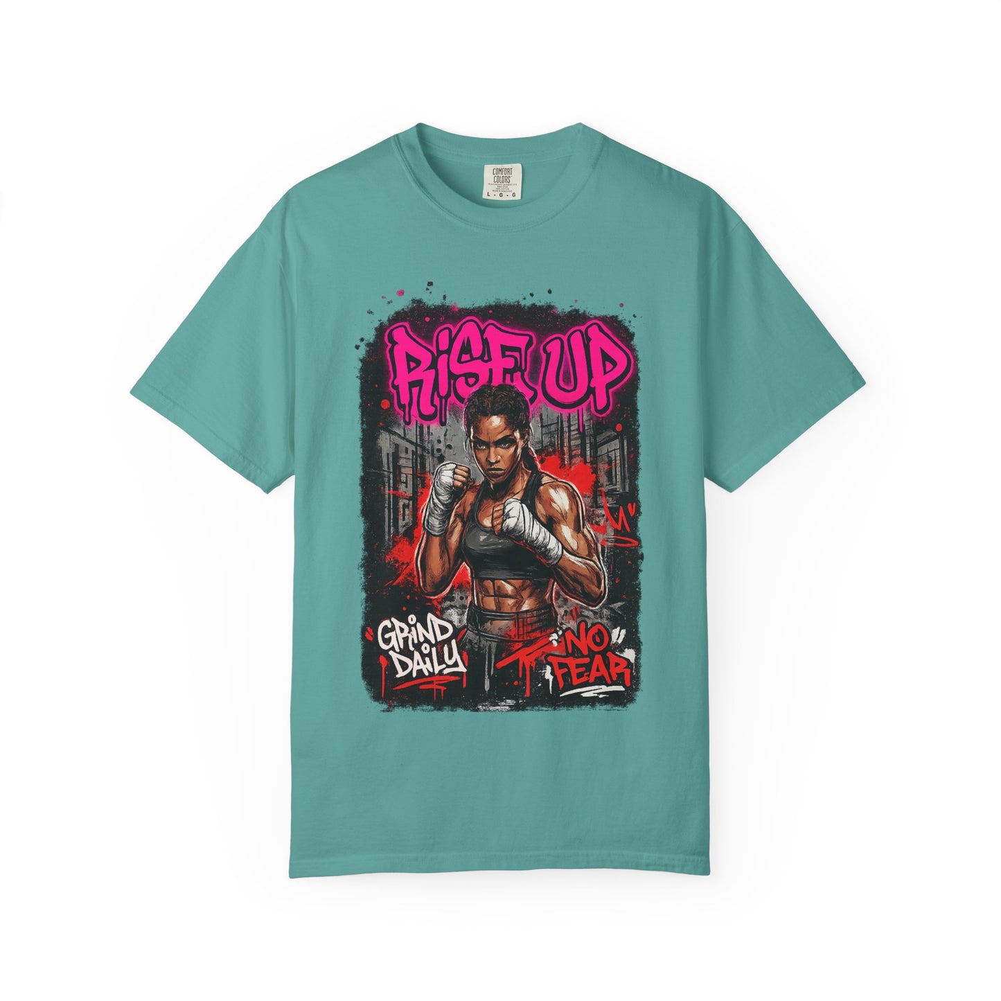Rise Up UFC Graphic T-Shirt — 'Rise Up / No Fear' Motivational Streetwear