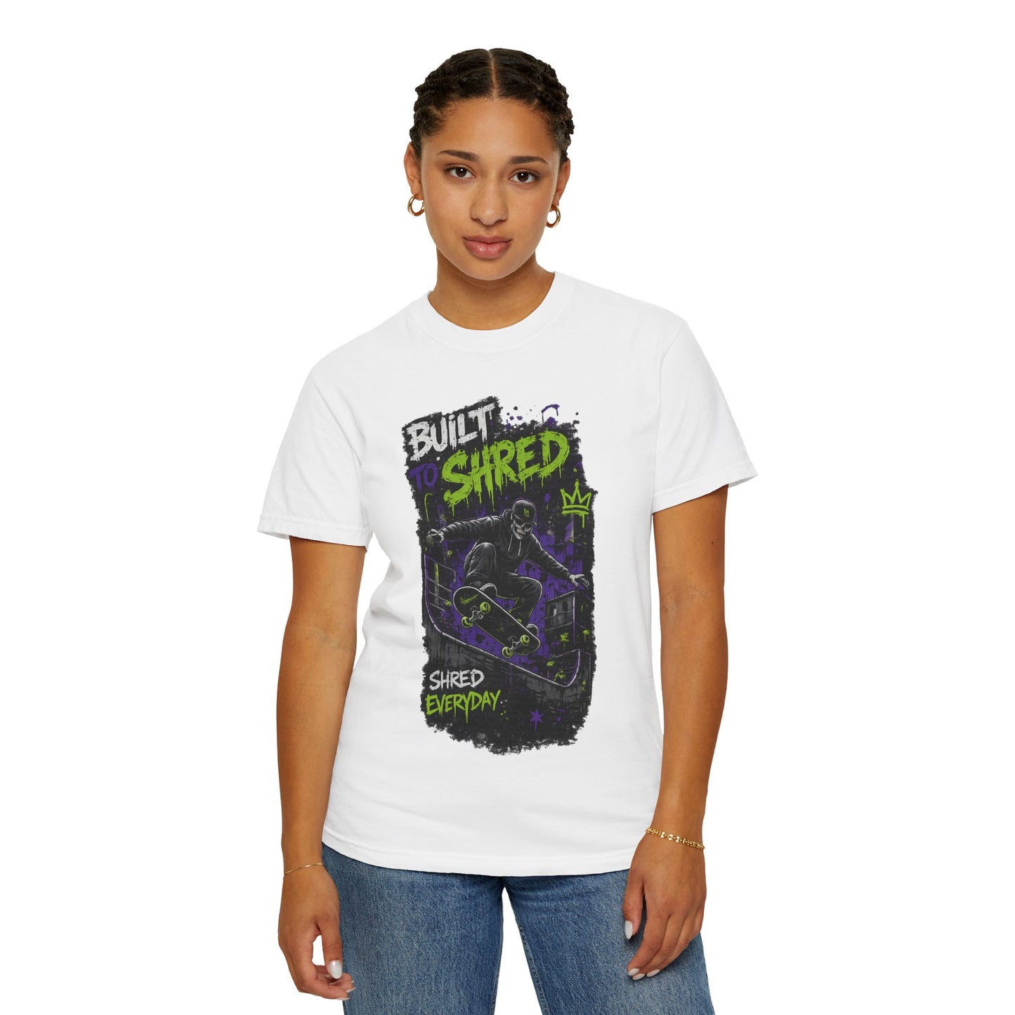 Built to Shred Skateboard T-Shirt — "Shred Everyday" Graphic Tee
