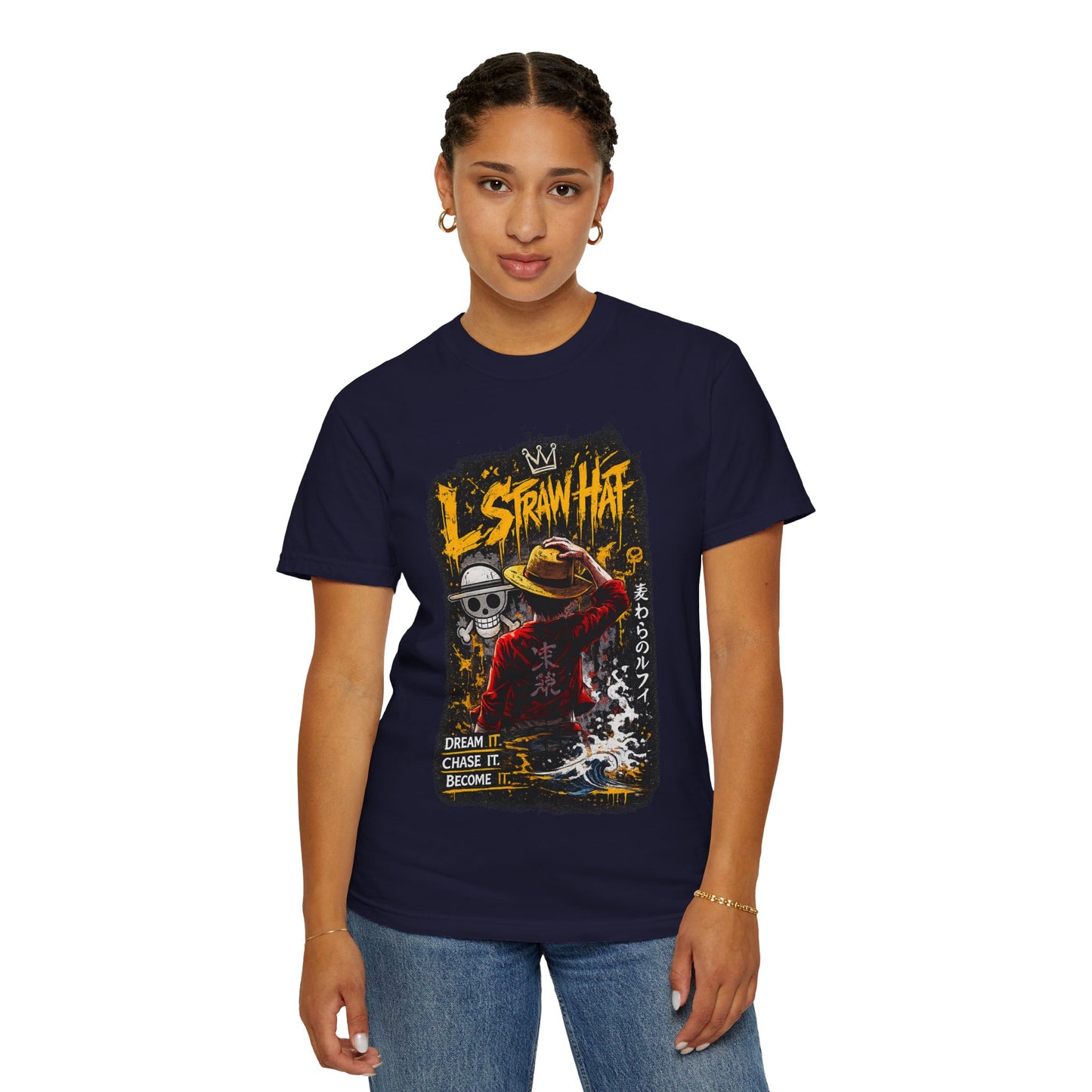 Straw Hat Crew Anime Graphic T-Shirt — "Dream It. Chase It. Become It."