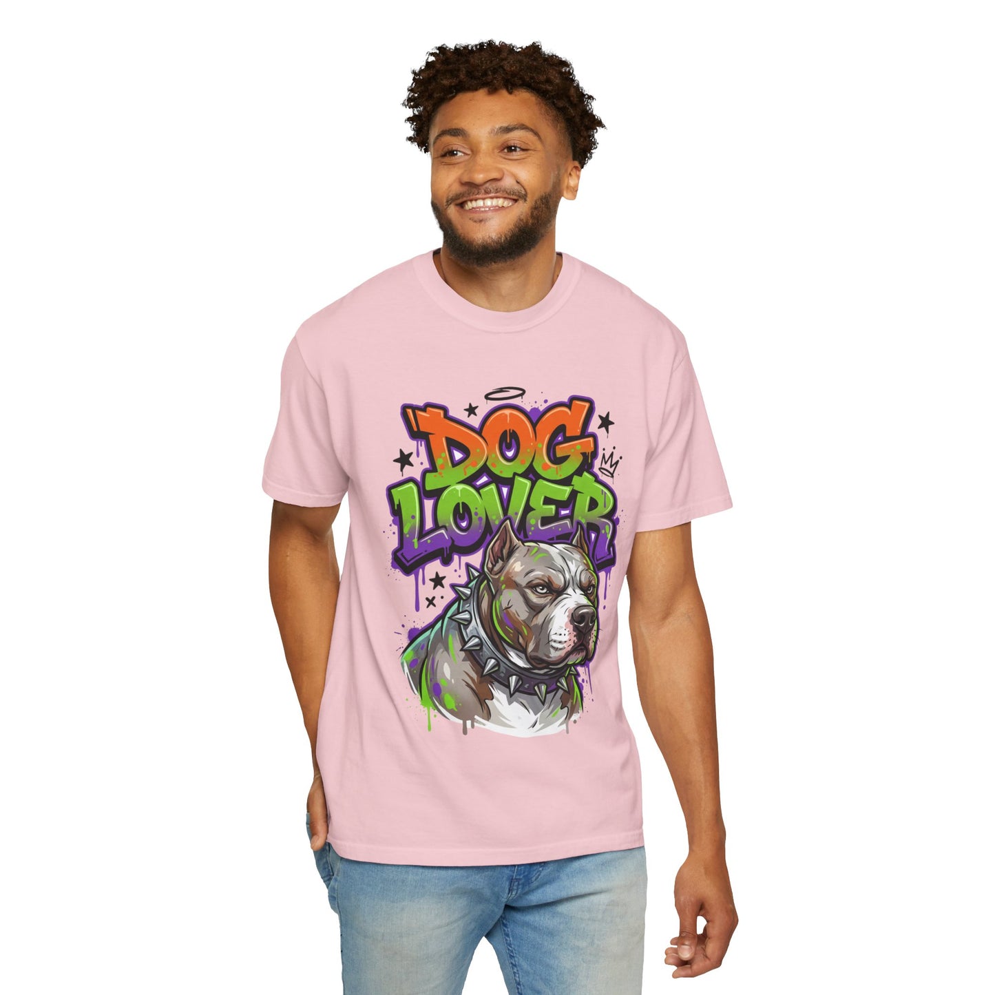 Dog Lover T-Shirt — Urban Graffiti Pitbull Tee