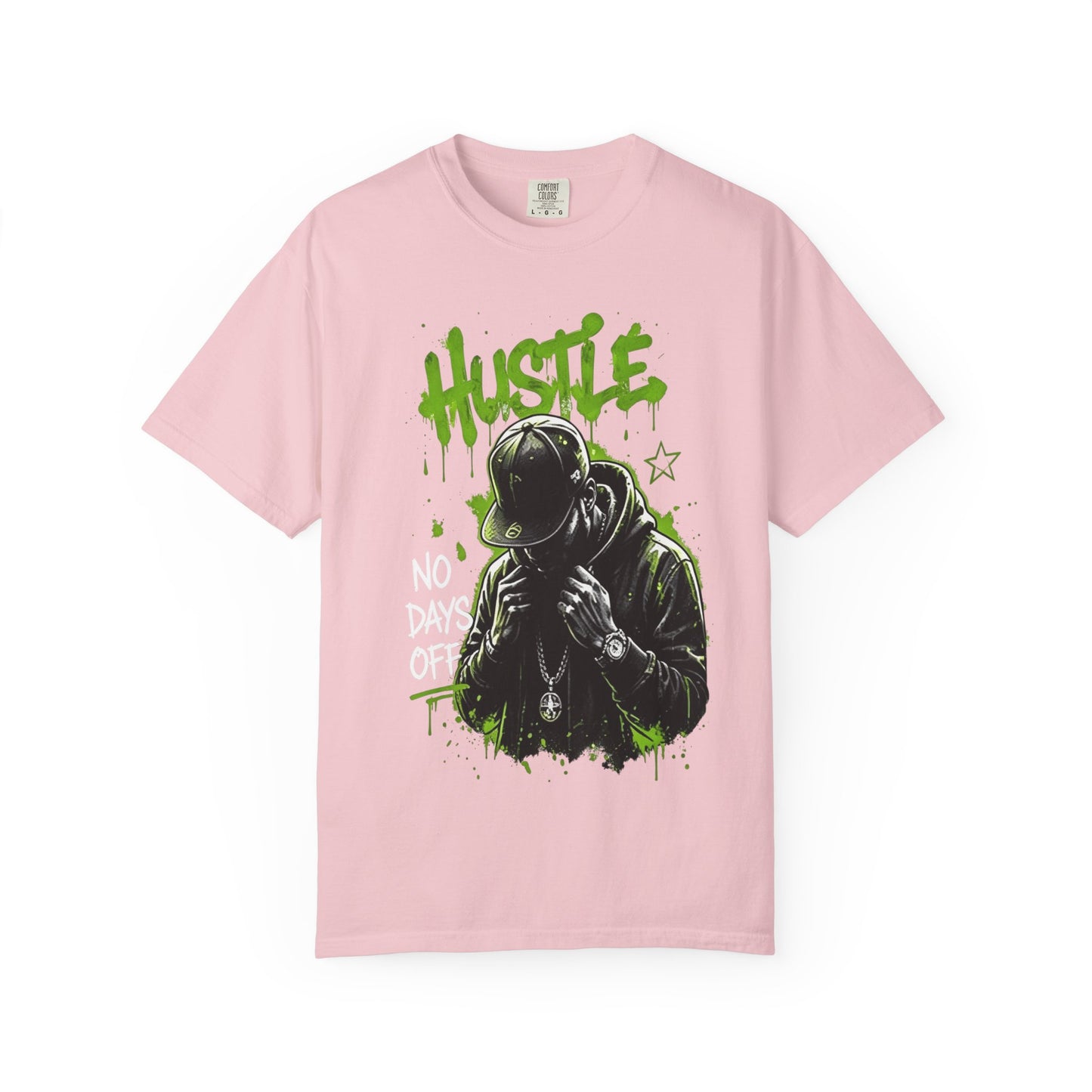 Hustle Graffiti T-Shirt — Urban Rapper Illustration