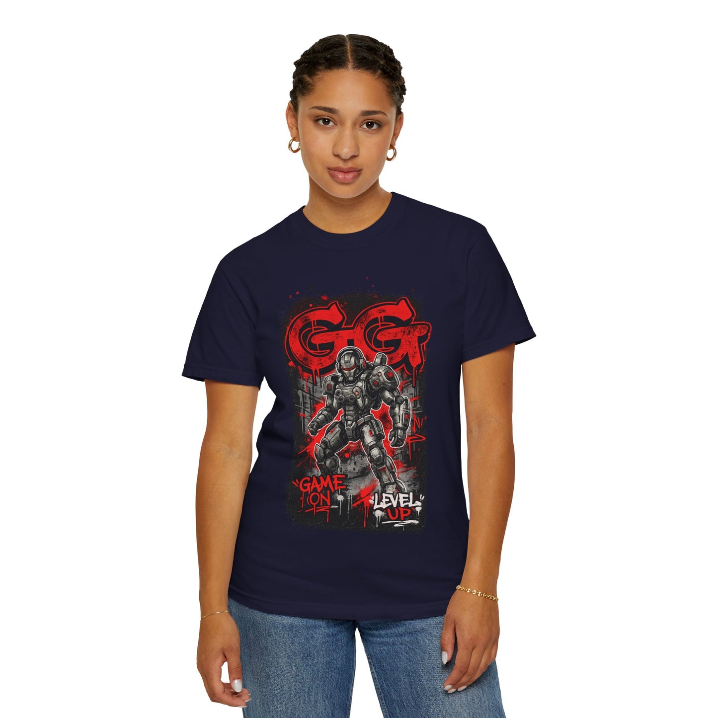 GG Game On Level Up Tee — Gamer Graphic T-Shirt