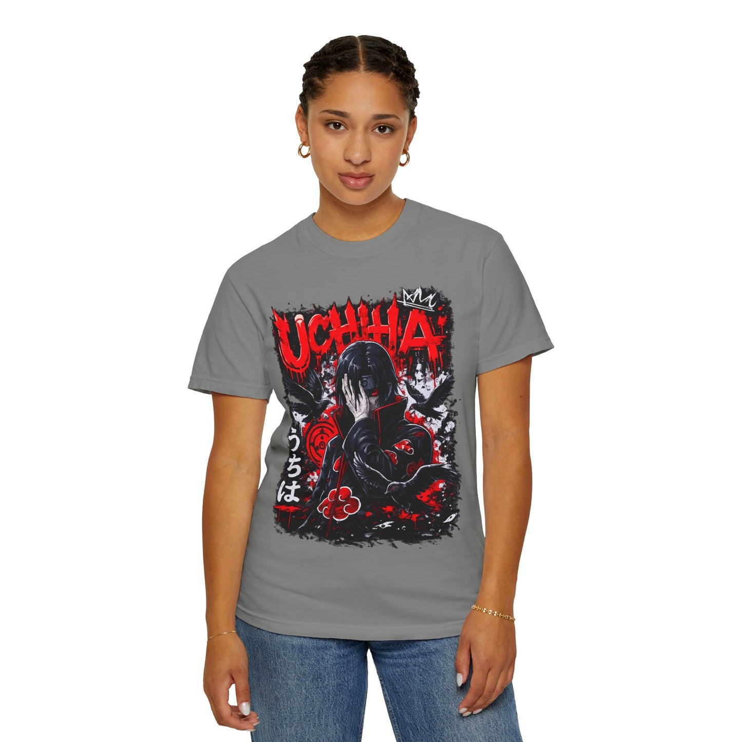 Uchiha Anime Graphic T-Shirt — Dark Manga Ninja Art Tee