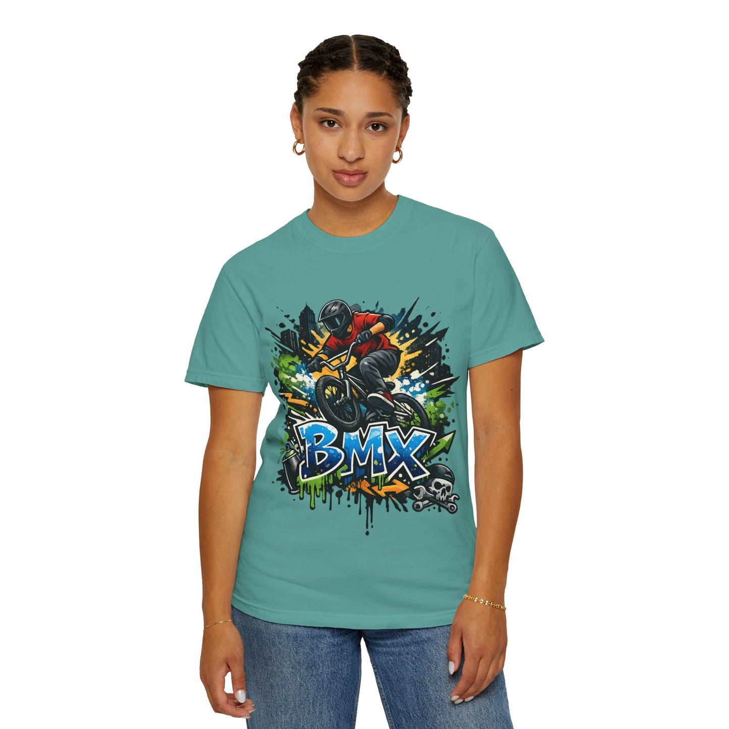 BMX Graffiti Rider T-Shirt — Extreme BMX Bike Tee