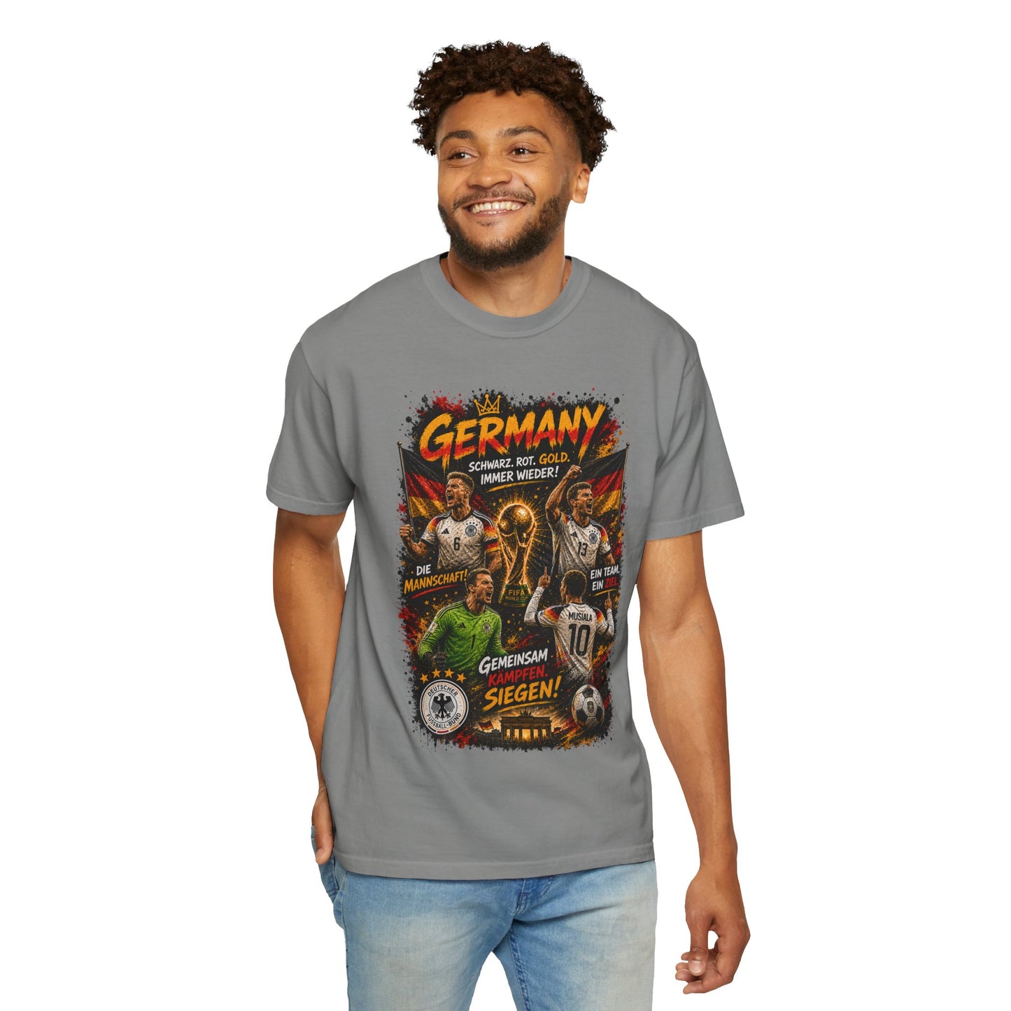 Germany Soccer Players Poster T-Shirt | World Cup Football Team Tee