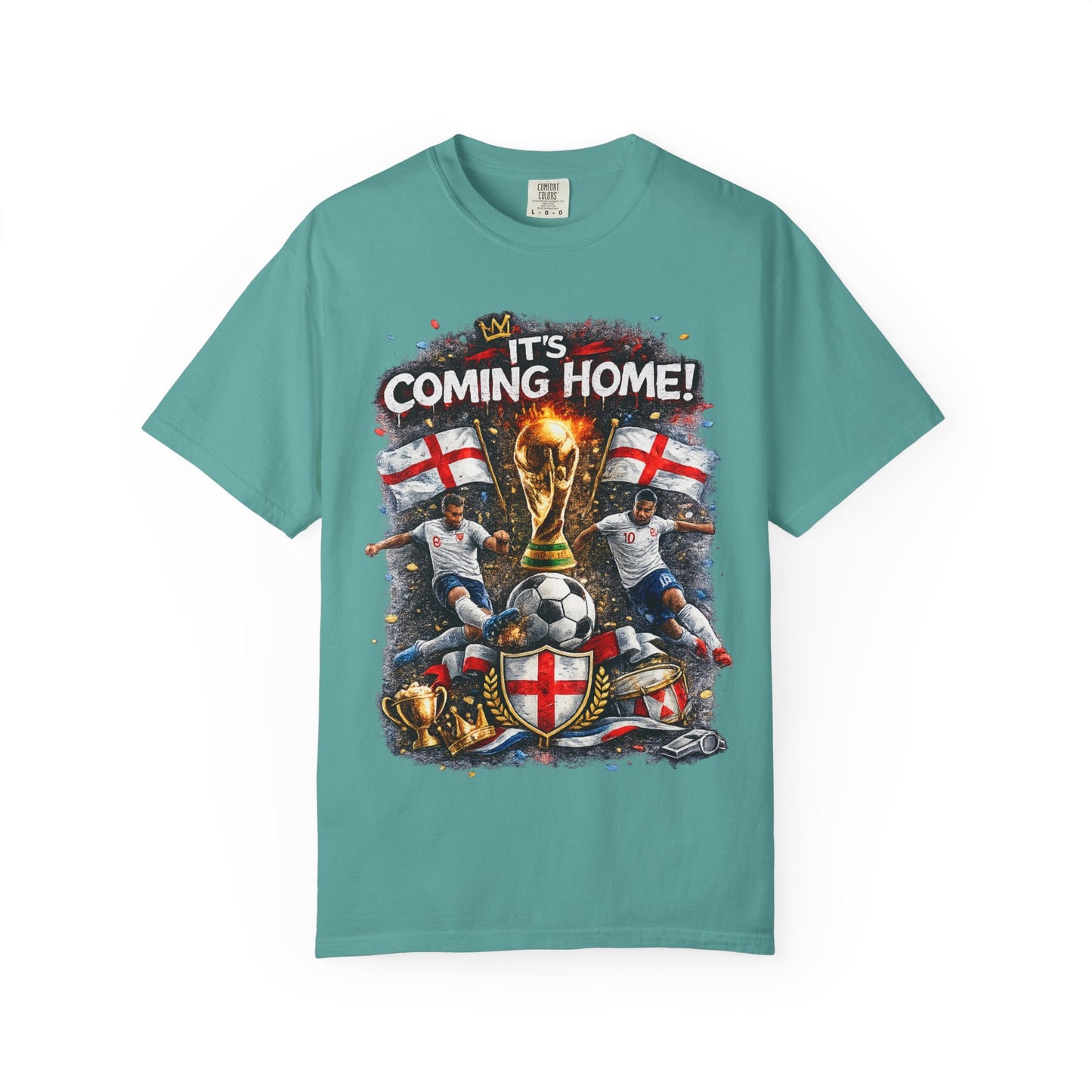 It's Coming Home football World Cup shirt | England flag soccer tee