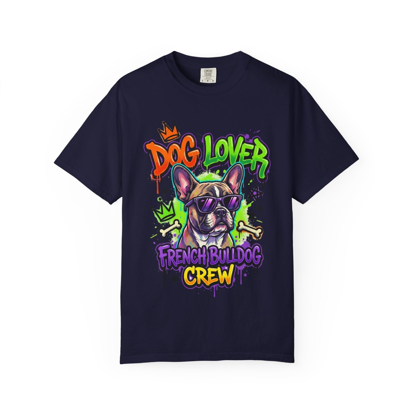 Dog Lover French Bulldog Crew T-Shirt