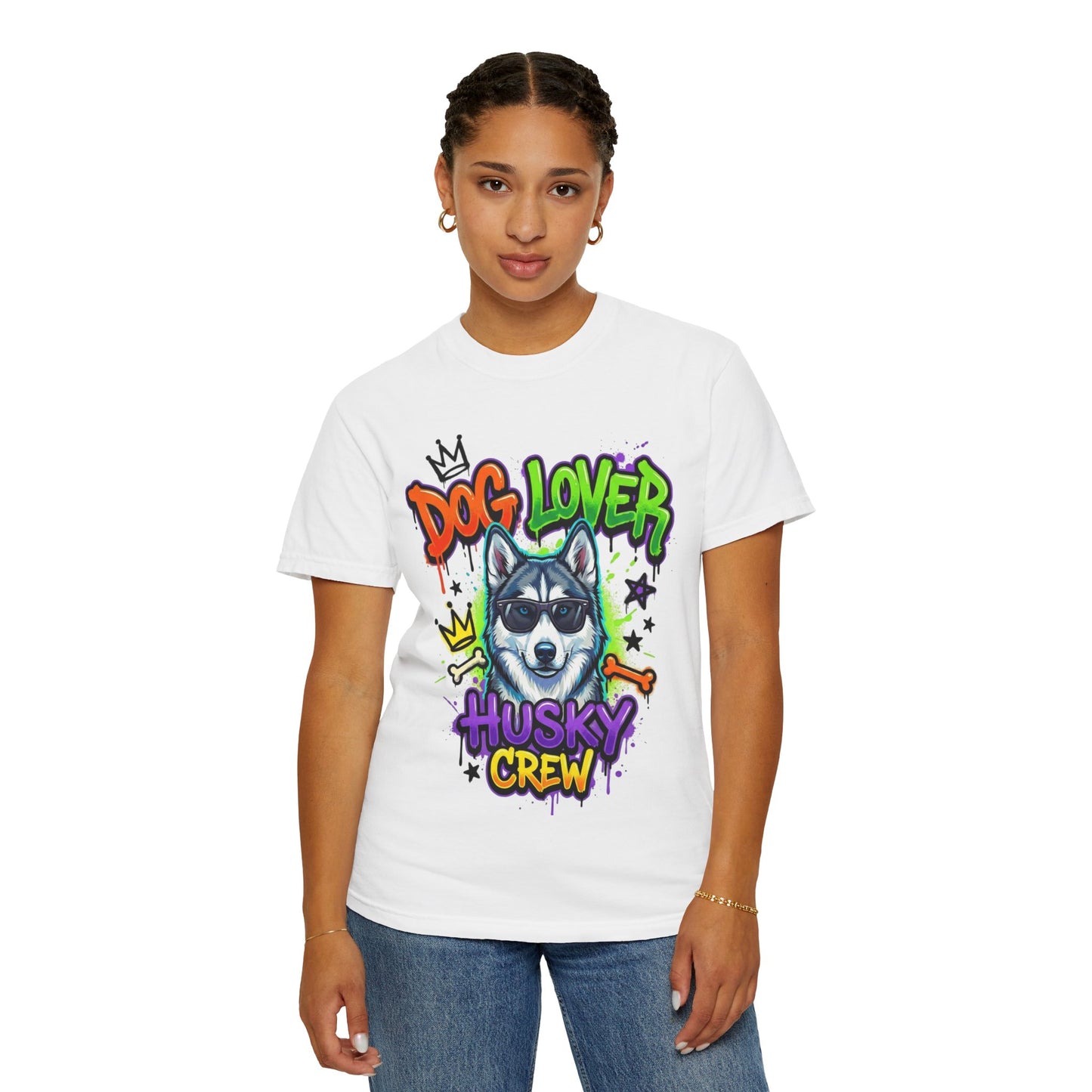 Dog Lover Husky Crew T-Shirt