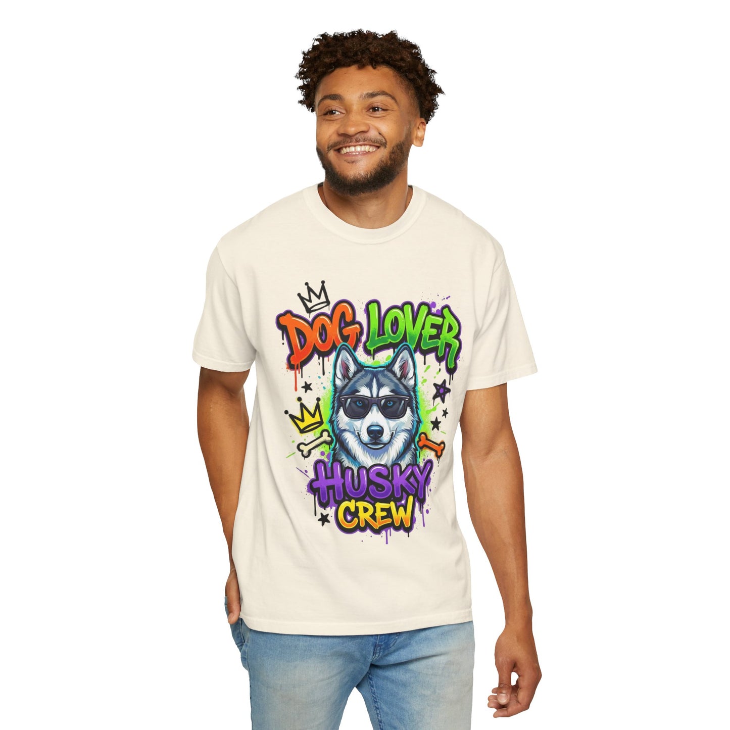 Dog Lover Husky Crew T-Shirt