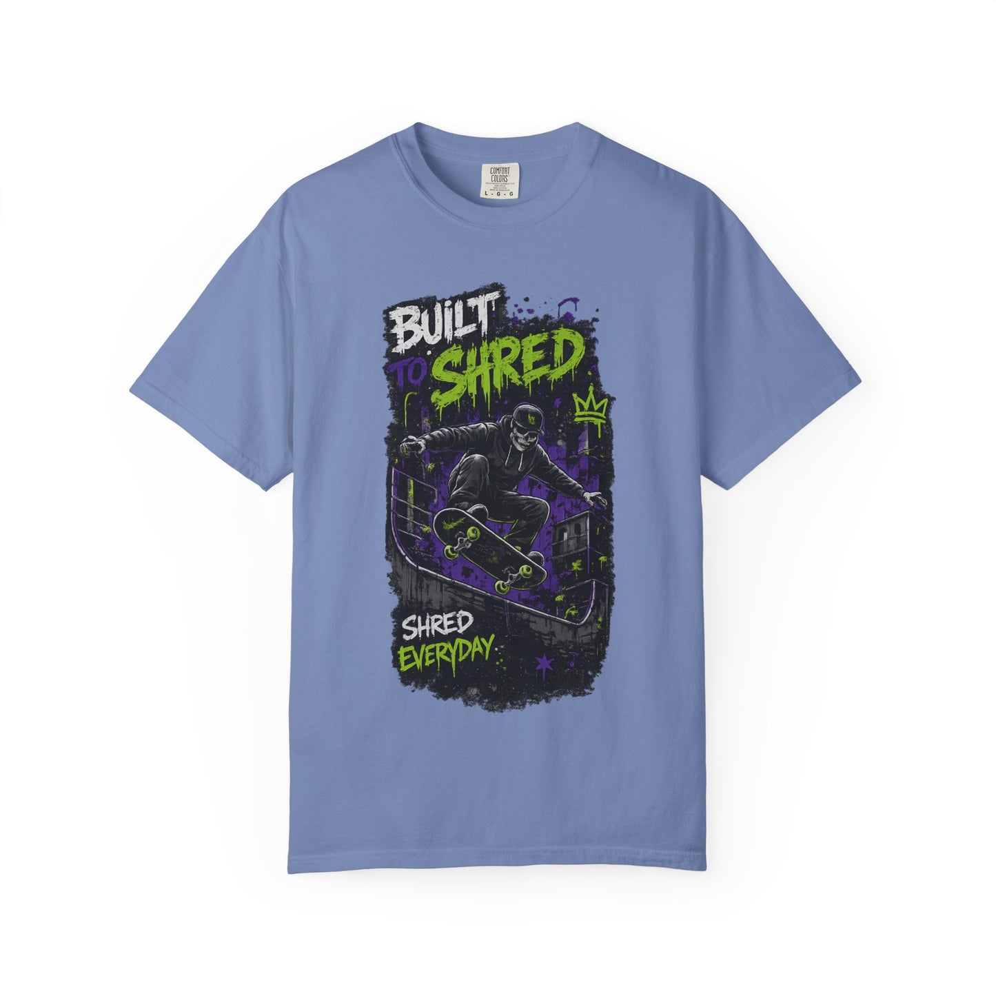 Built to Shred Skateboard T-Shirt — "Shred Everyday" Graphic Tee