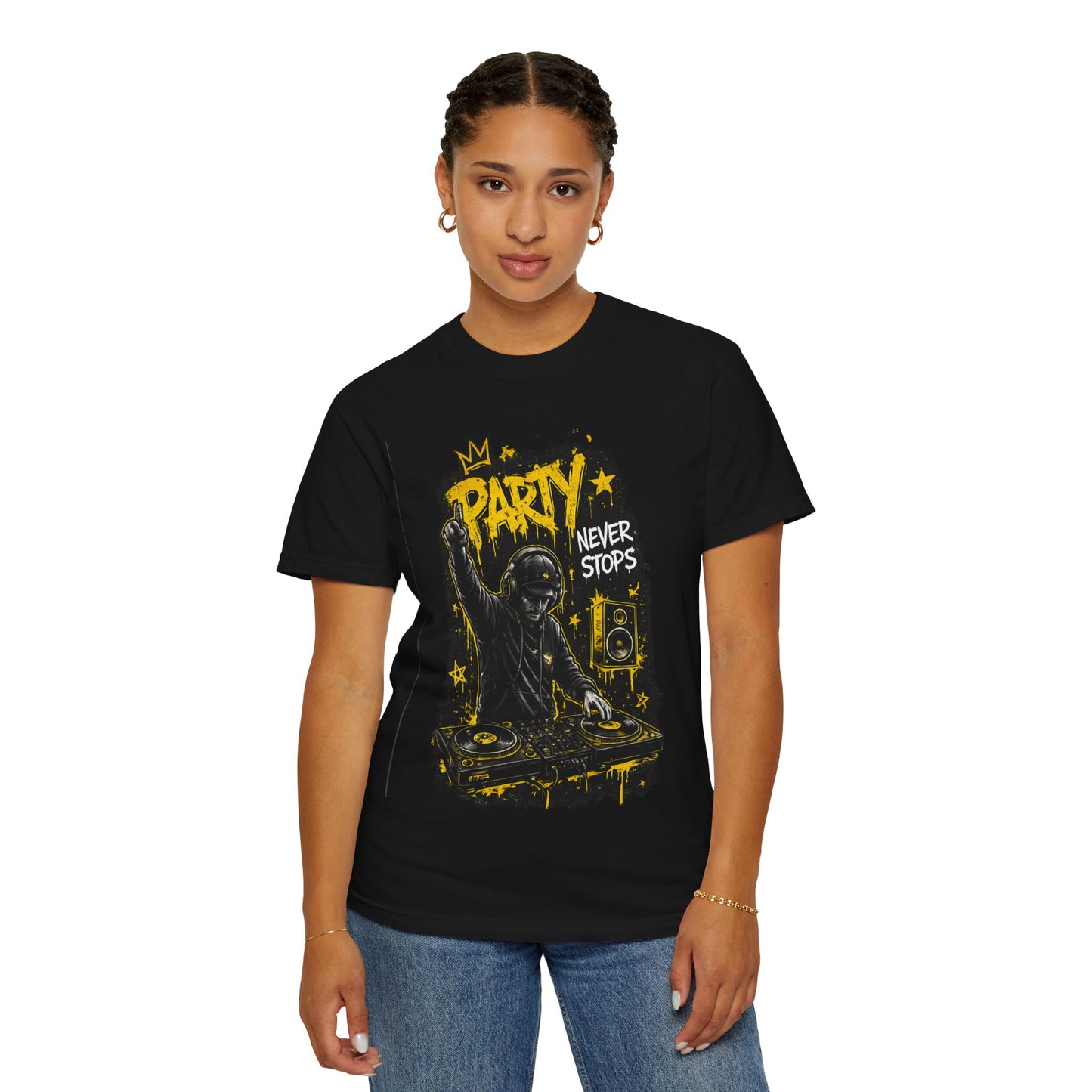 Party Never Stops DJ T-Shirt