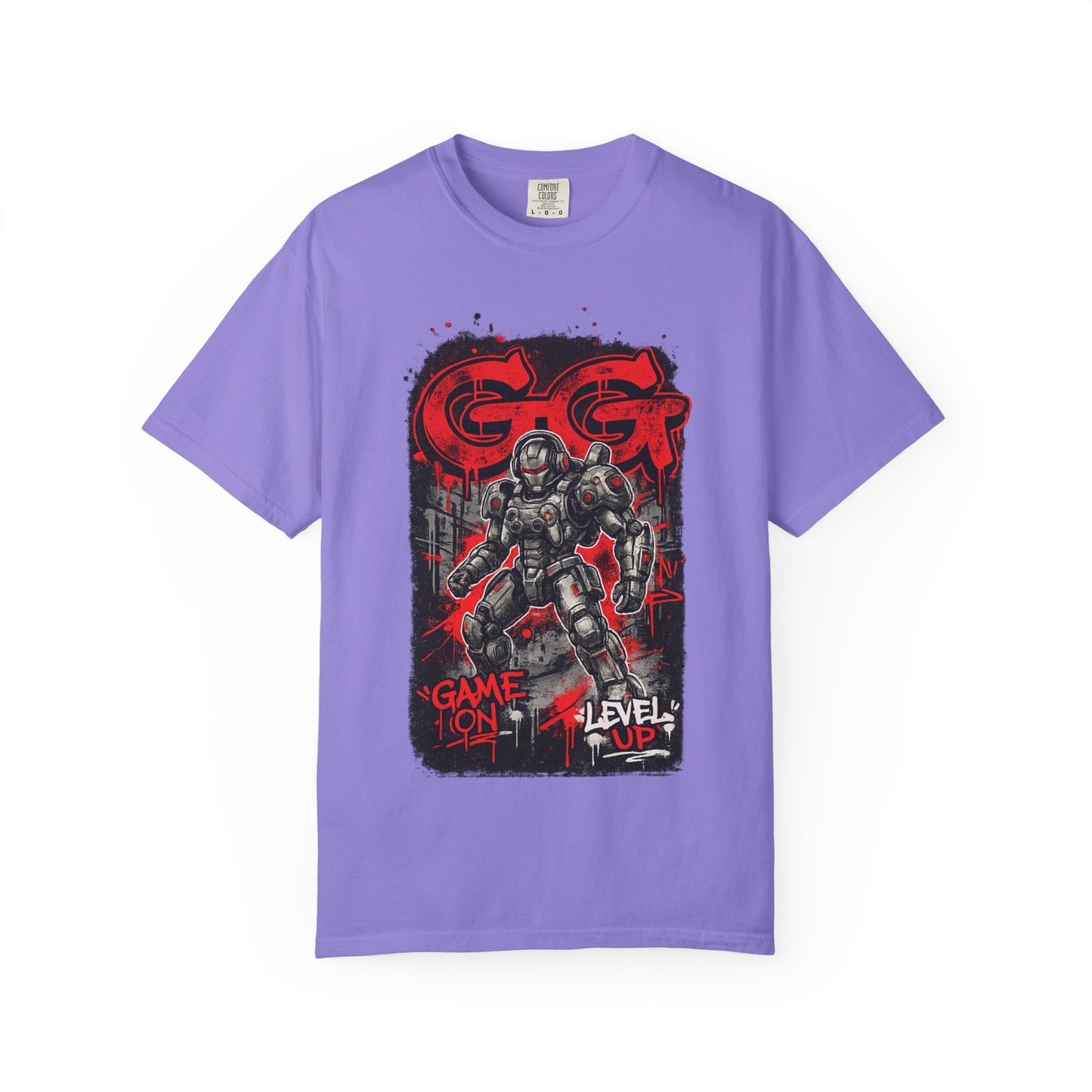 GG Game On Level Up Tee — Gamer Graphic T-Shirt