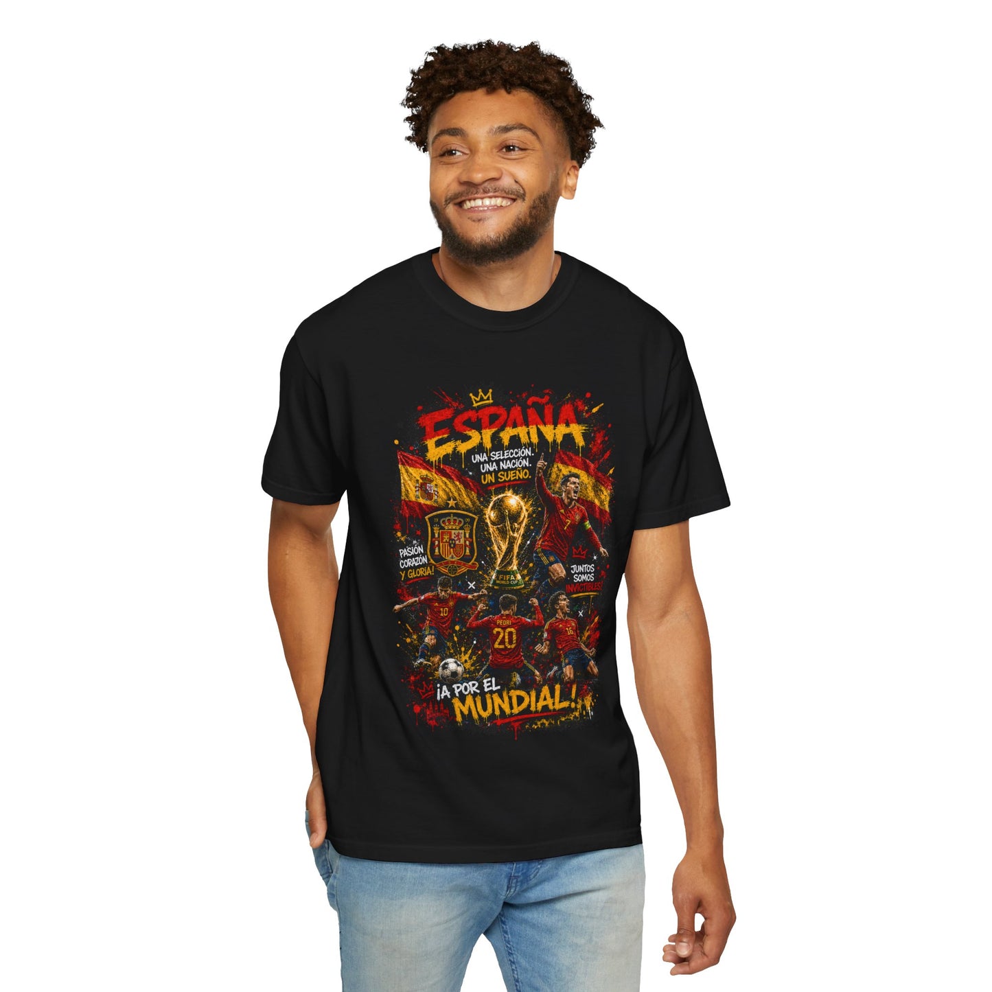 España World Cup Soccer Graphic Tee | España Mundial T-Shirt