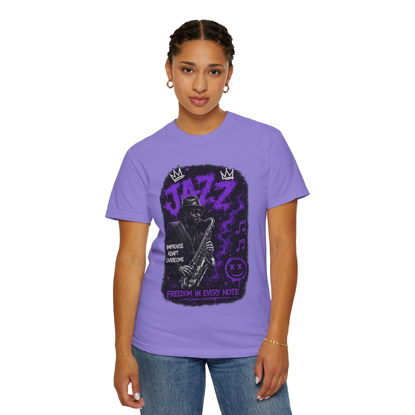 Jazz Saxophone T-Shirt — "Freedom in Every Note" Music Graphic Tee