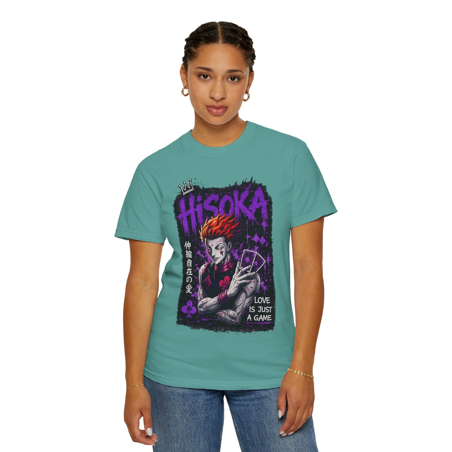 Hisoka Anime Graphic T-Shirt — "Love Is Just a Game" Villain Tee