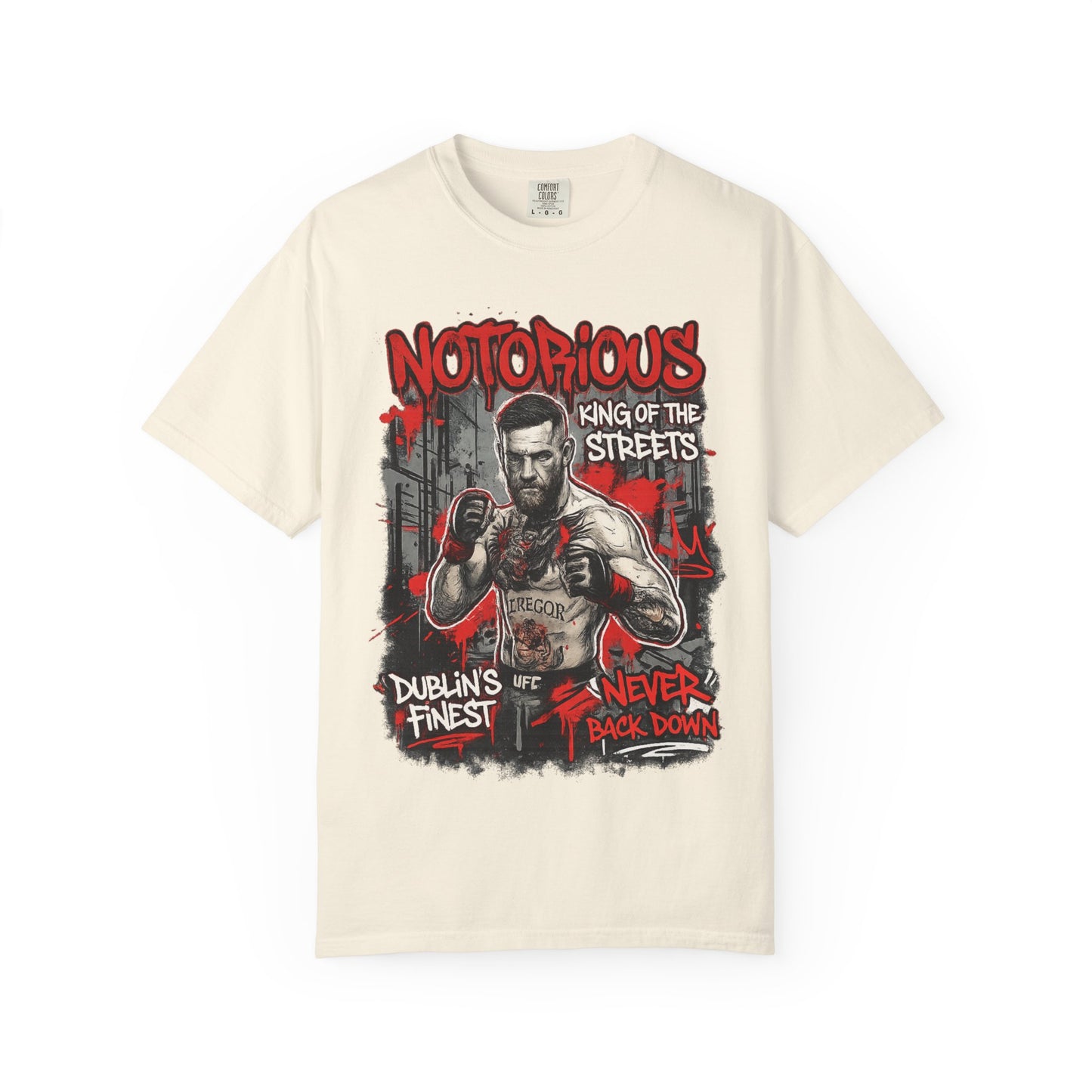 Notorious 'King of the Streets' T-Shirt — Dublin's Finest Boxing Graphic Tee