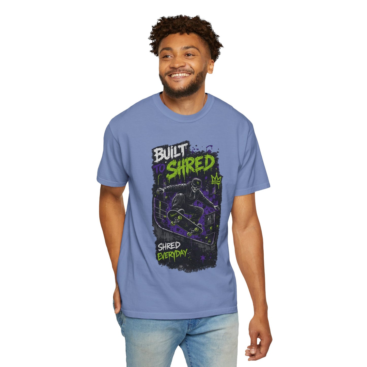 Built to Shred Skateboard T-Shirt — "Shred Everyday" Graphic Tee