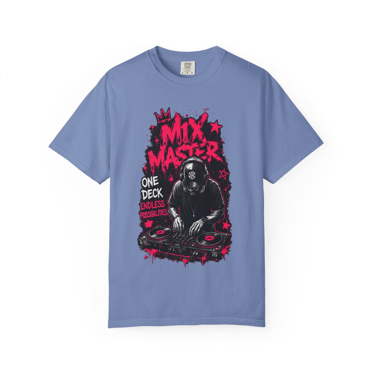 Mix Master DJ T-Shirt — Vintage Turntablist Graphic Tee