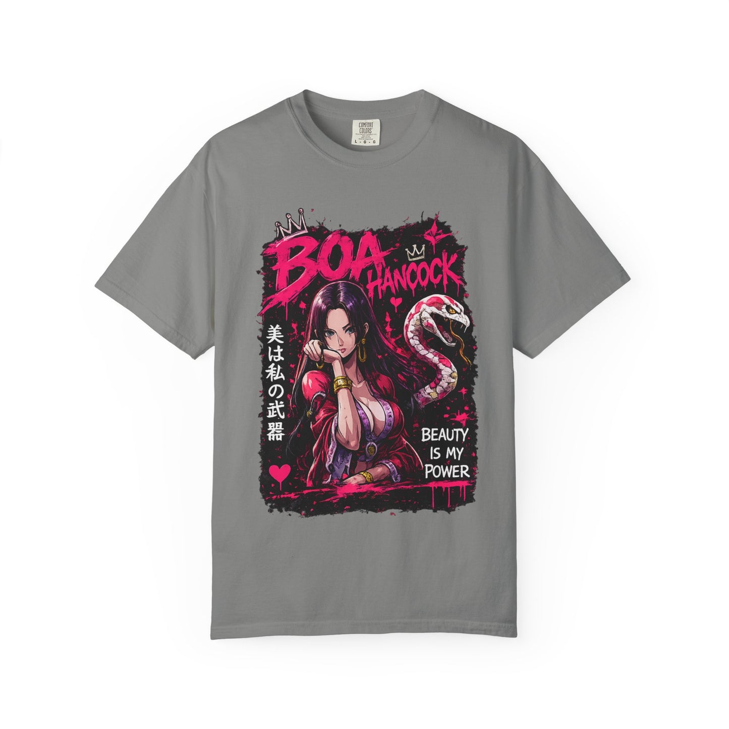 Boa Hancock Anime T-Shirt — "Beauty Is My Power" Graphic Tee