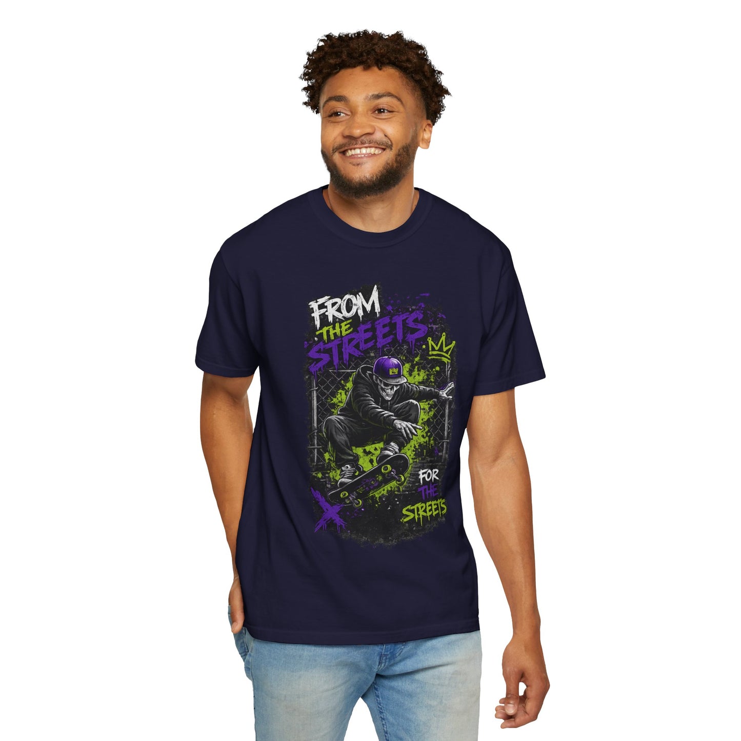 From the Streets Skateboard T-Shirt — Urban Skate Crew Graphic Tee